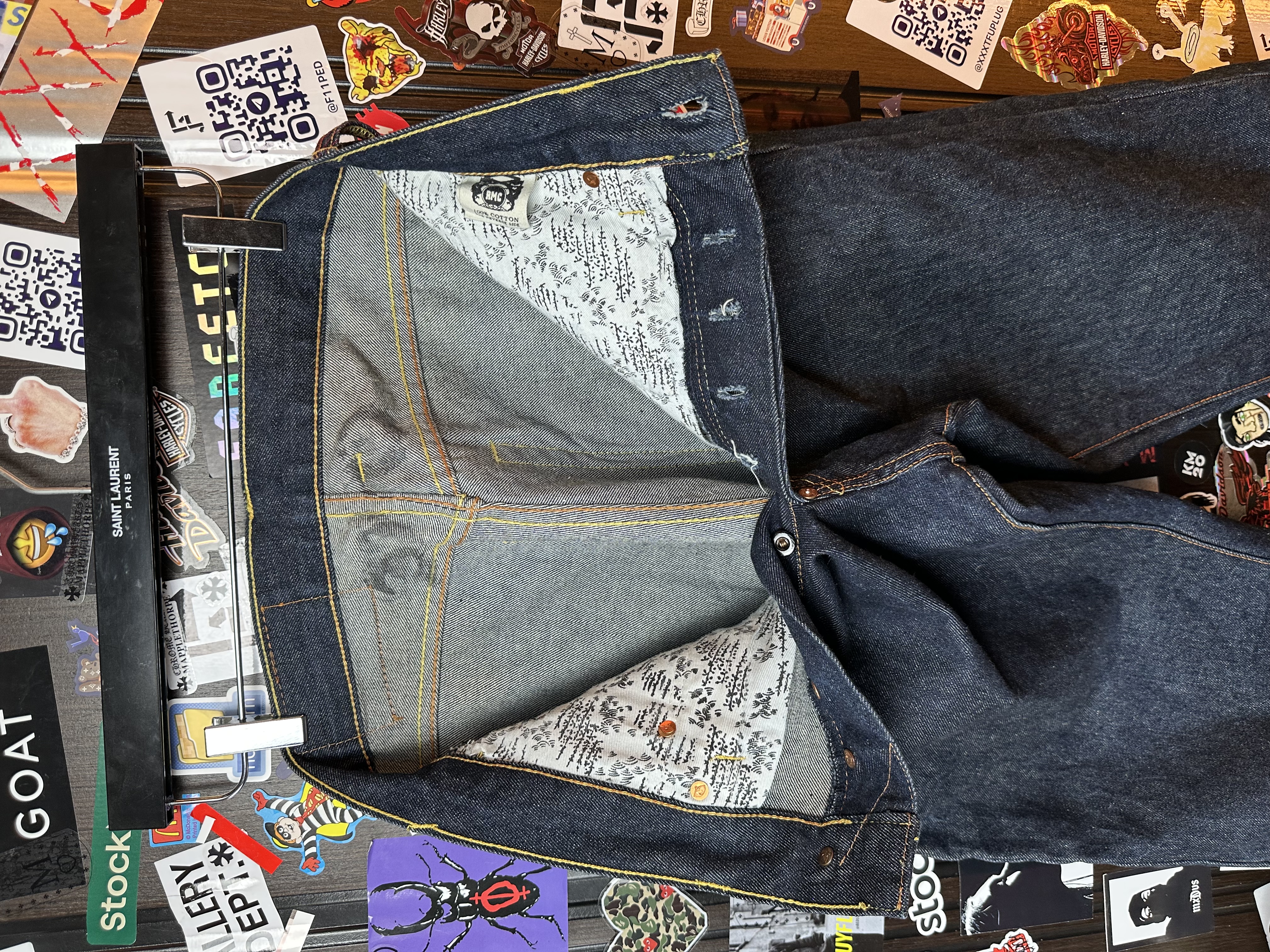 RMC Red Monkey Company | RMC 2008 «Erotic Ukiyo-e Collection» 1001 Archive Denim, detail view 14