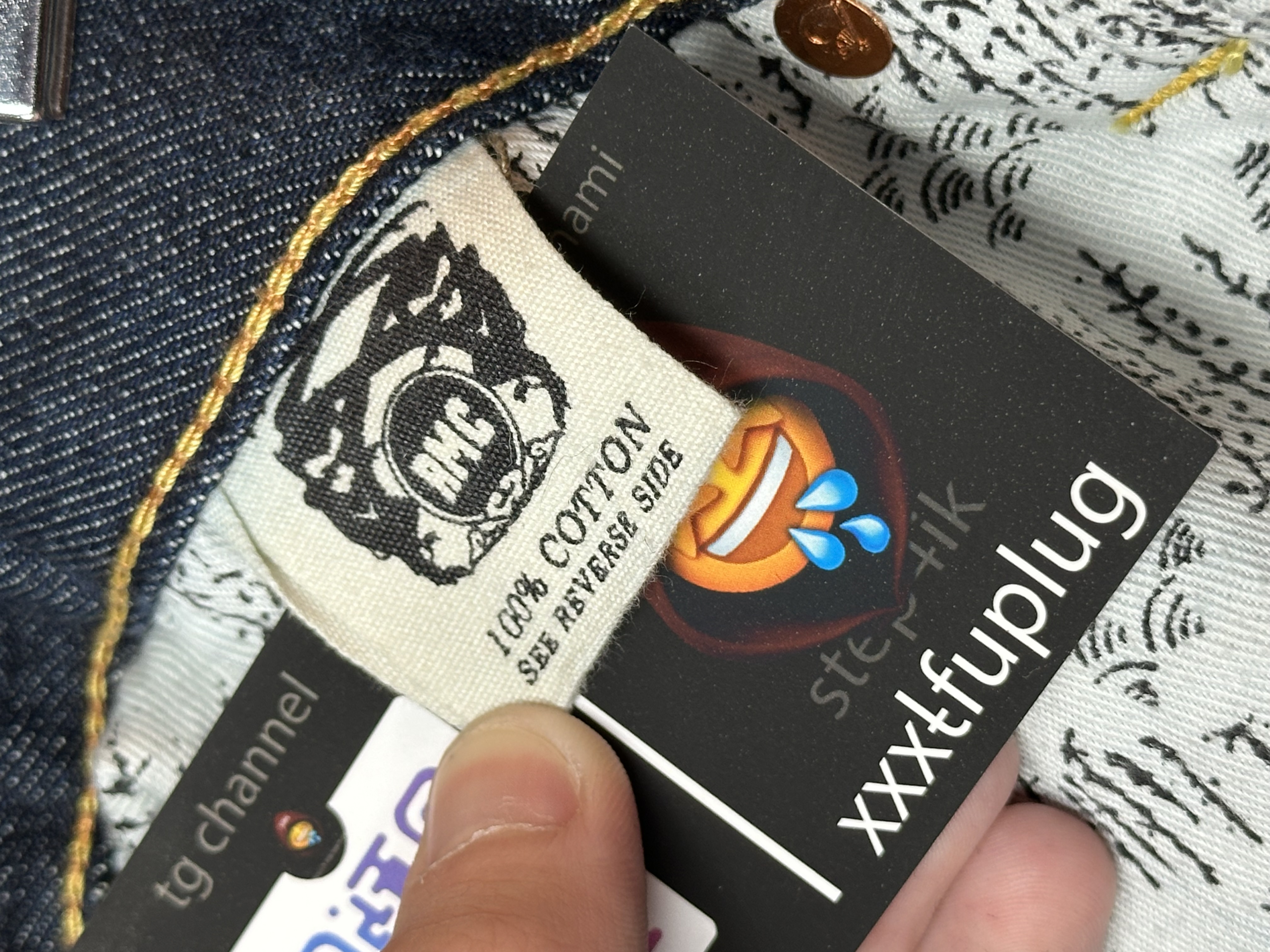 RMC Red Monkey Company | RMC 2008 «Erotic Ukiyo-e Collection» 1001 Archive Denim, detail view 15