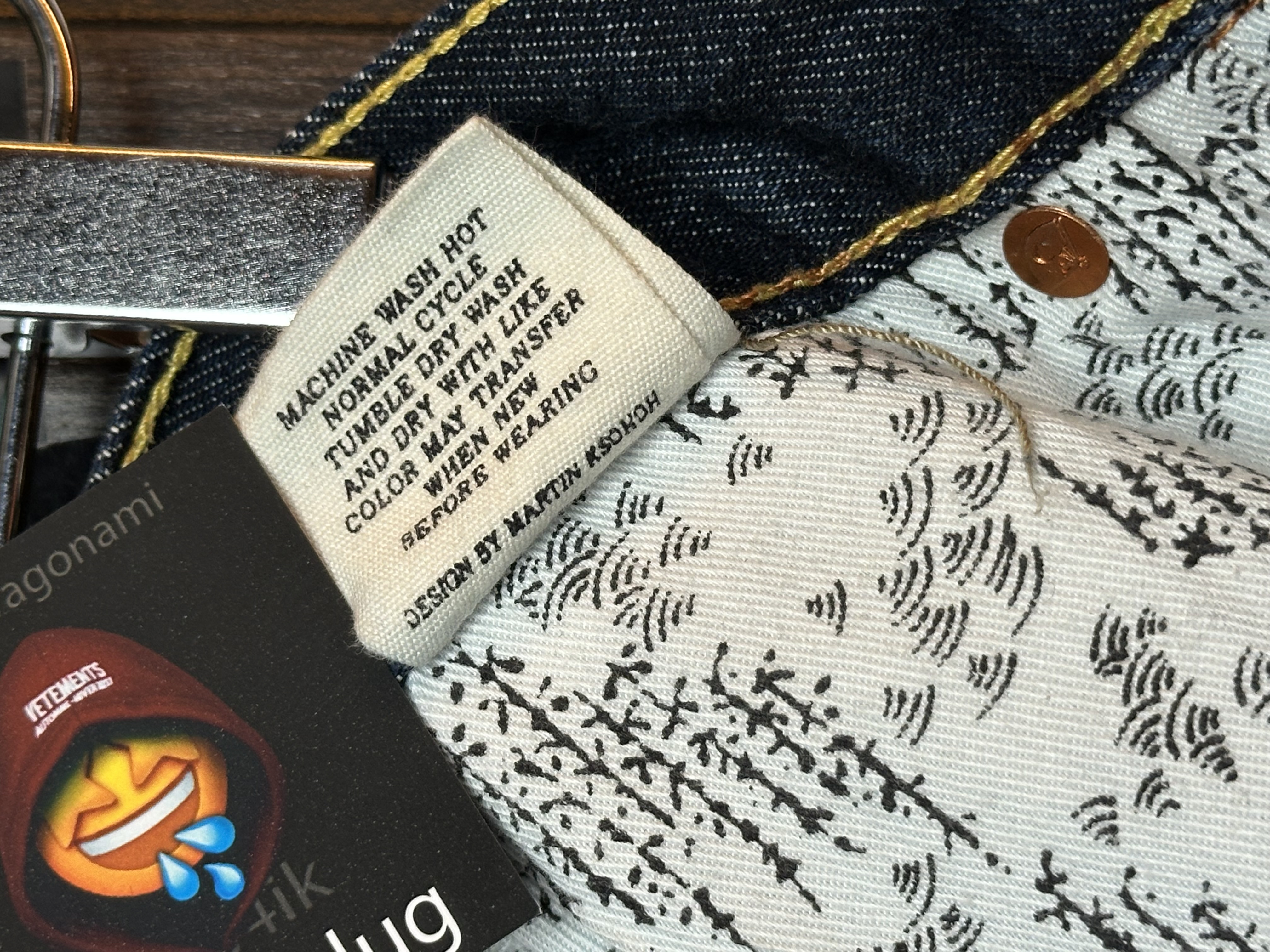 RMC Red Monkey Company | RMC 2008 «Erotic Ukiyo-e Collection» 1001 Archive Denim, detail view 16