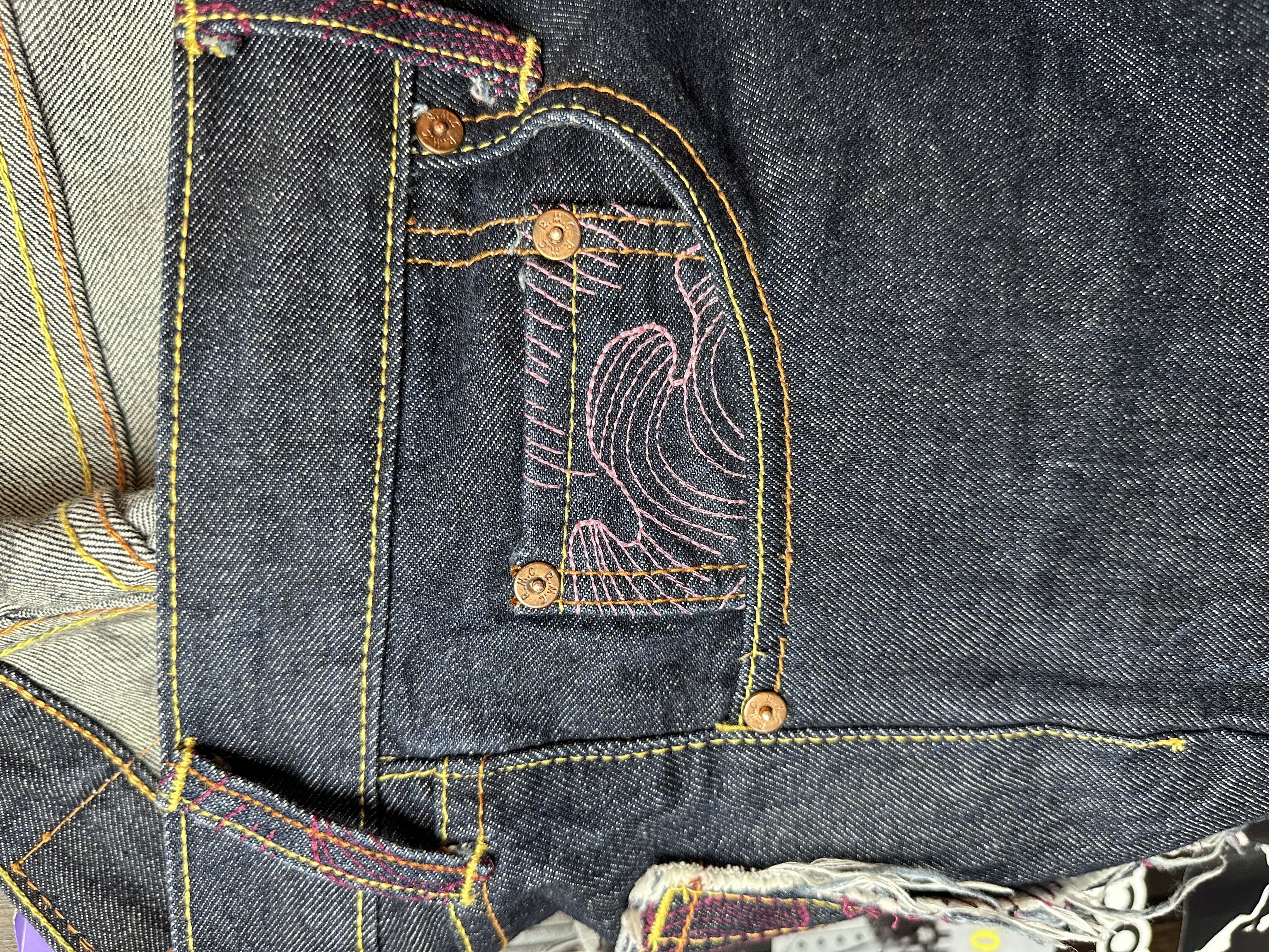 RMC Red Monkey Company | RMC 2008 «Erotic Ukiyo-e Collection» 1001 Archive Denim, detail view 17