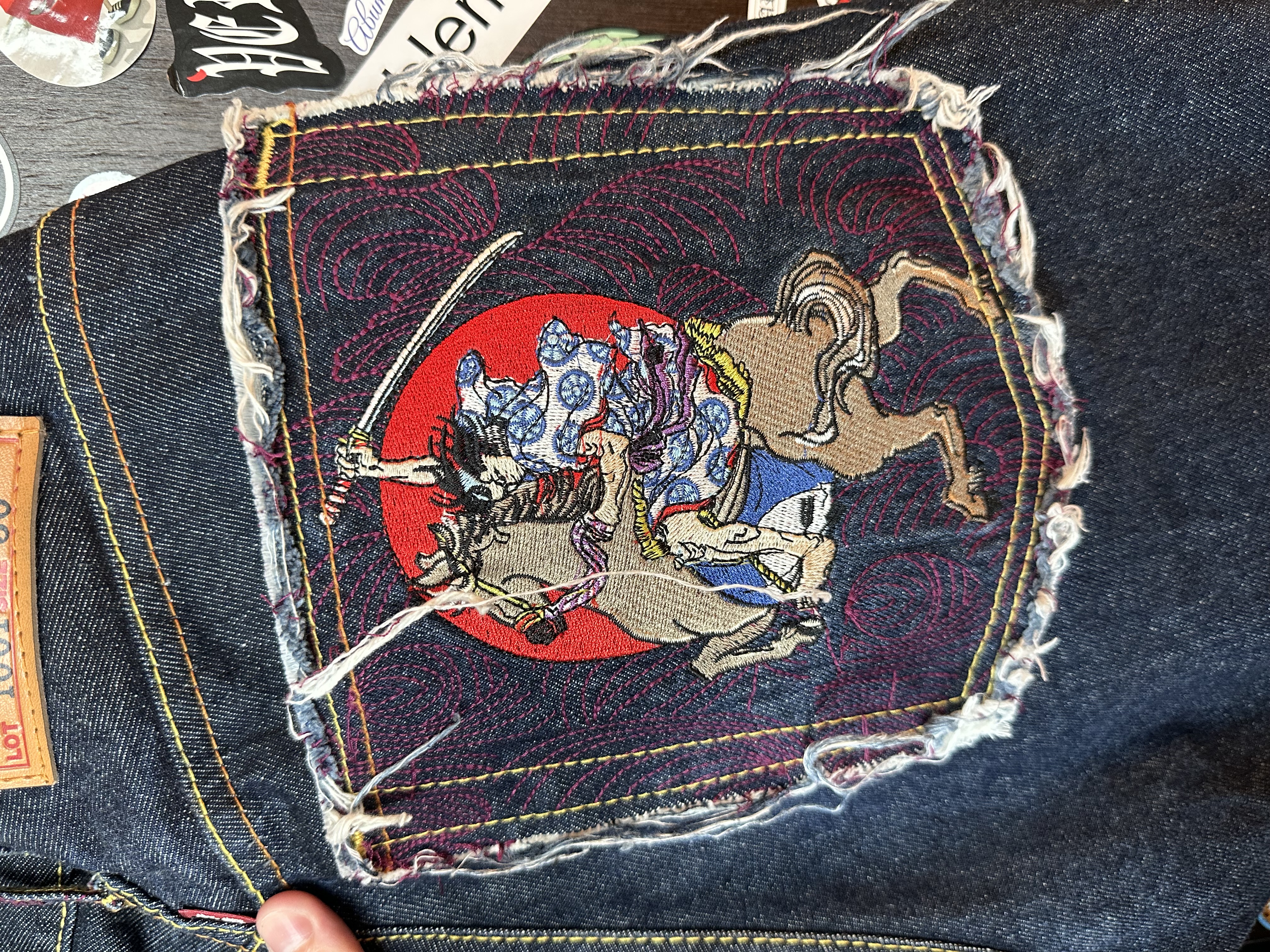 RMC Red Monkey Company | RMC 2008 «Erotic Ukiyo-e Collection» 1001 Archive Denim, detail view 23