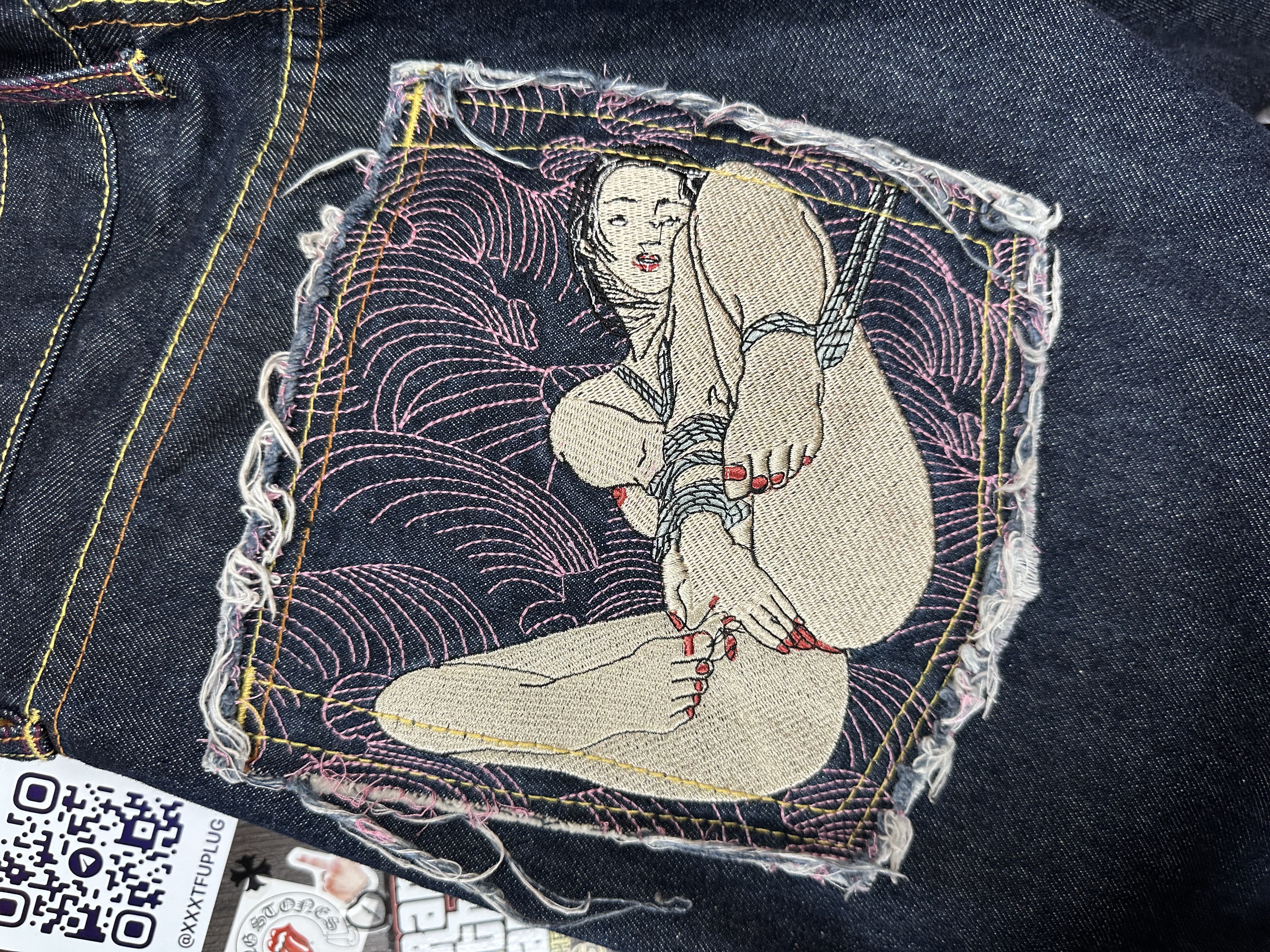 RMC Red Monkey Company | RMC 2008 «Erotic Ukiyo-e Collection» 1001 Archive Denim, detail view 24