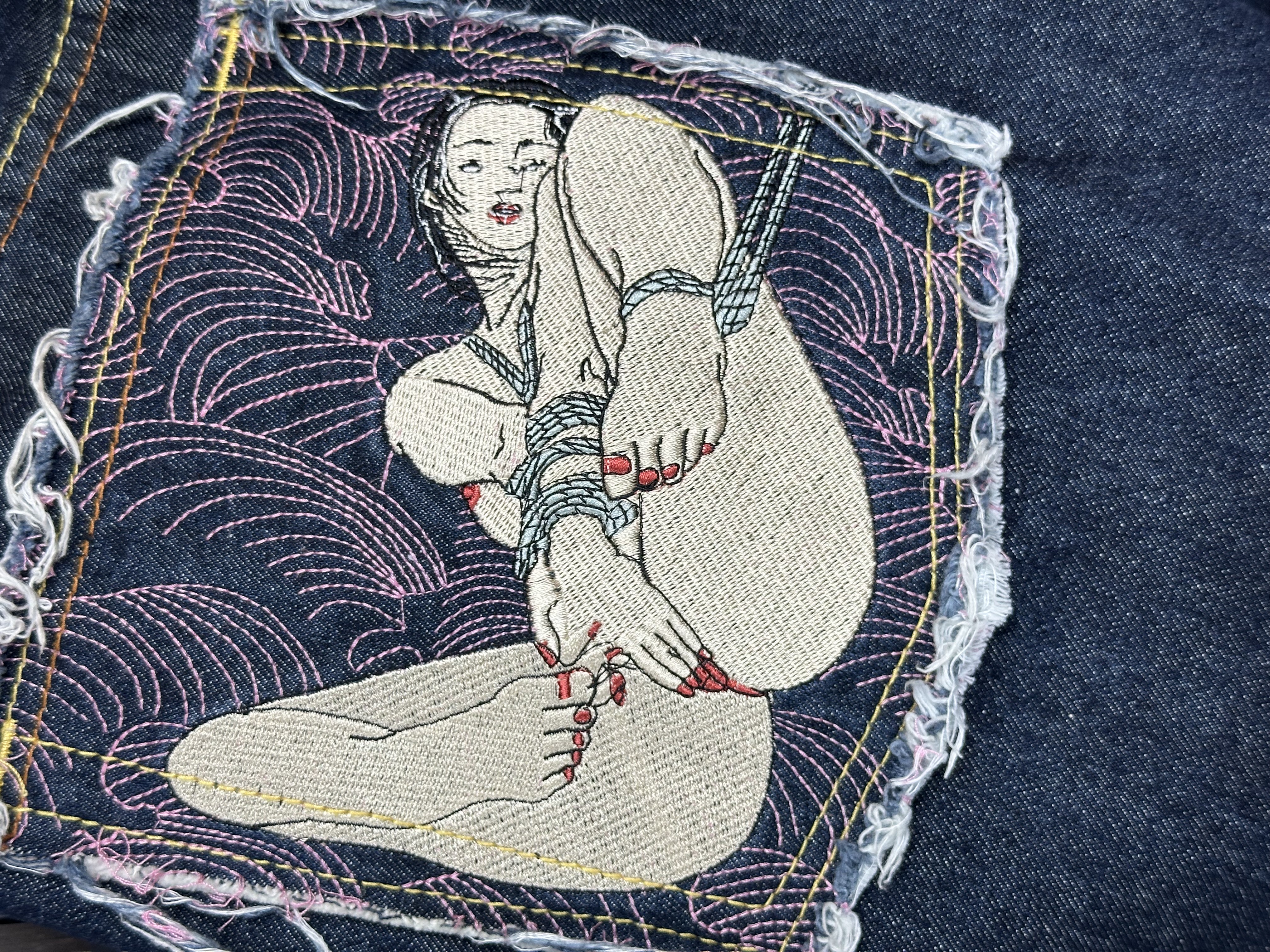 RMC Red Monkey Company | RMC 2008 «Erotic Ukiyo-e Collection» 1001 Archive Denim, detail view 25