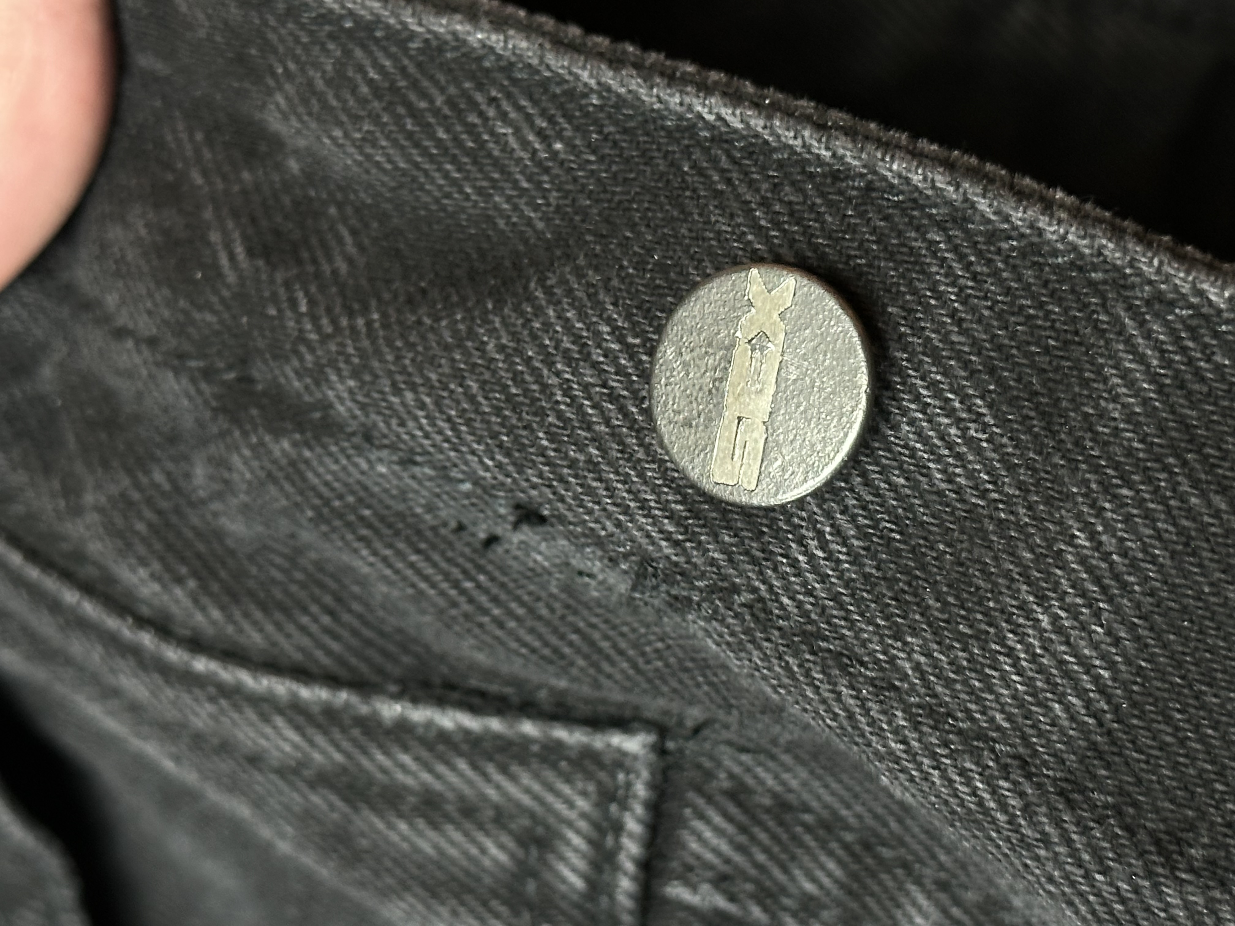 Sp5der OG Spider Worldwide First Ever 2019 Drop Denim Jacket, detail view 19