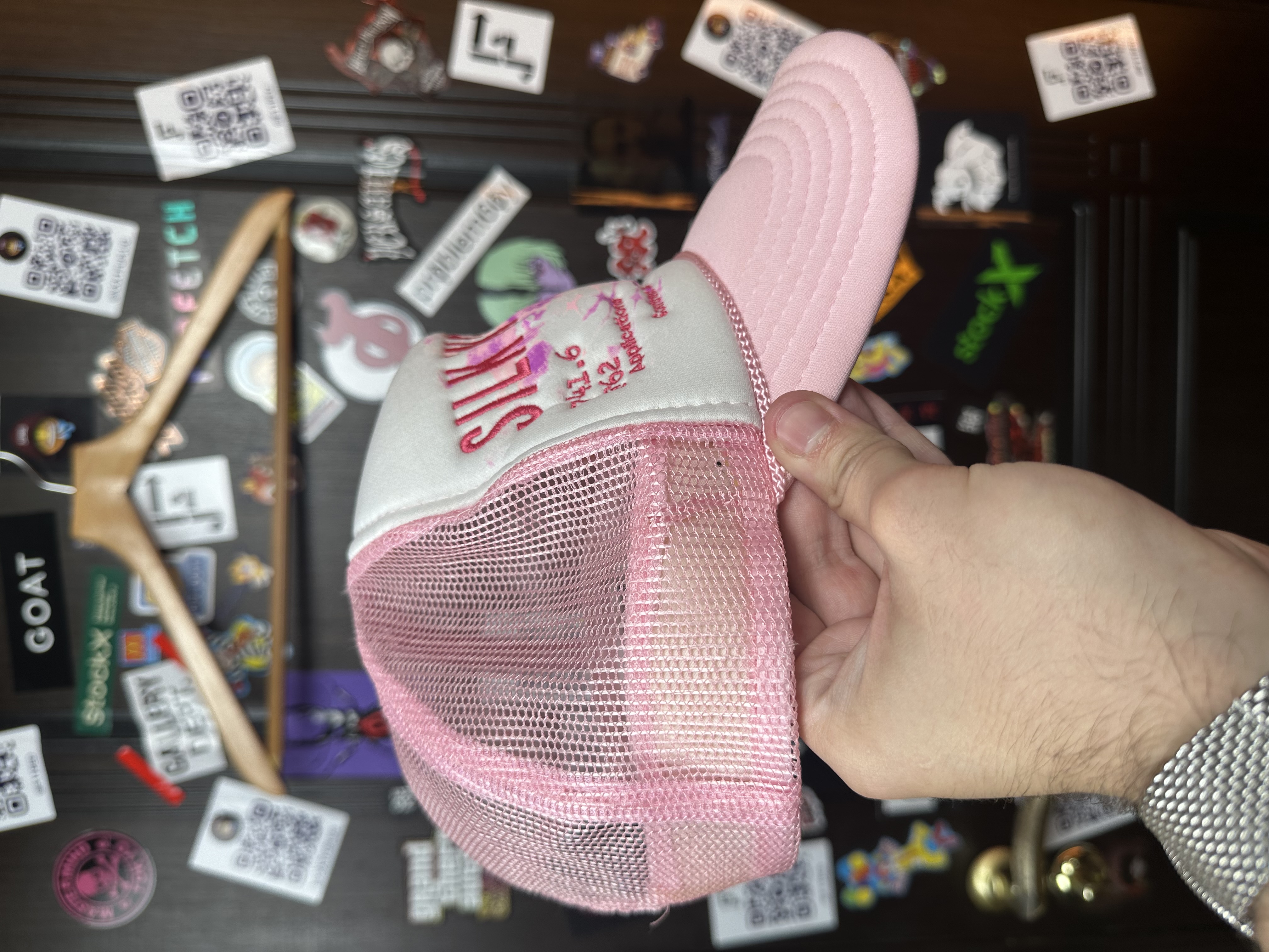 Sp5der Pink Sp5der Silk Web, detail view 3