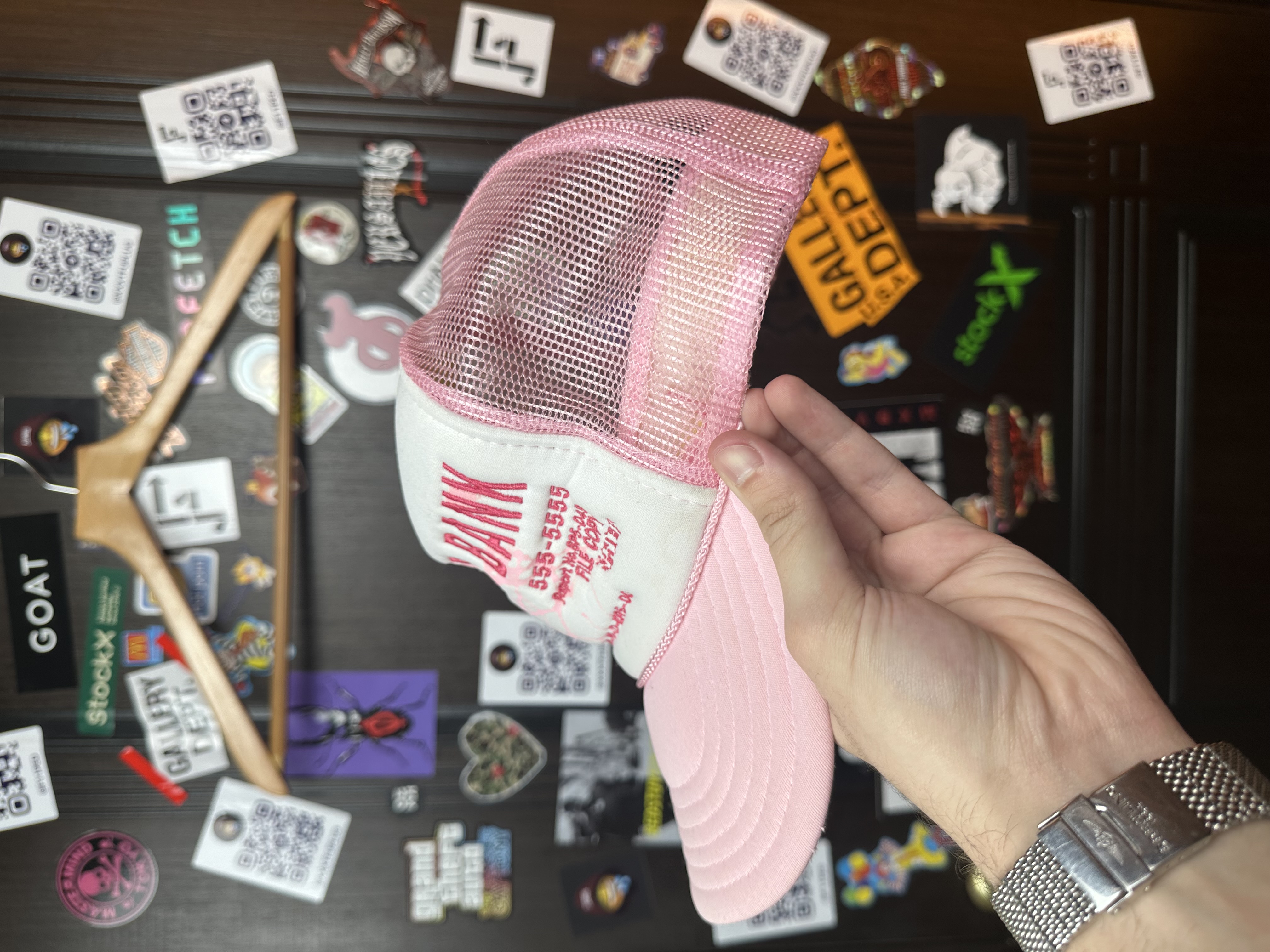 Sp5der Pink Sp5der Silk Web, detail view 4