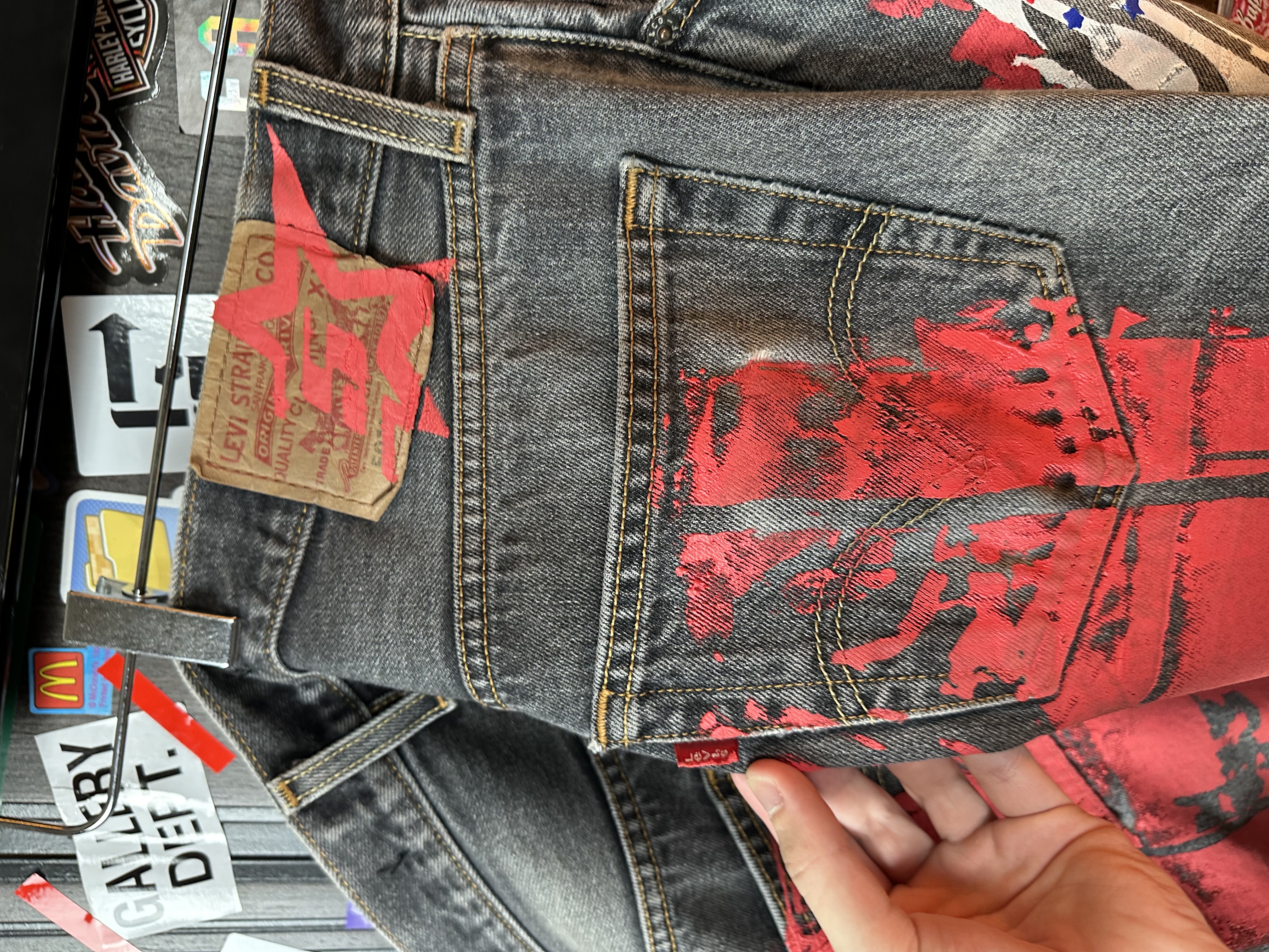 Sp5der Sp5der Moto Jeans, detail view 11