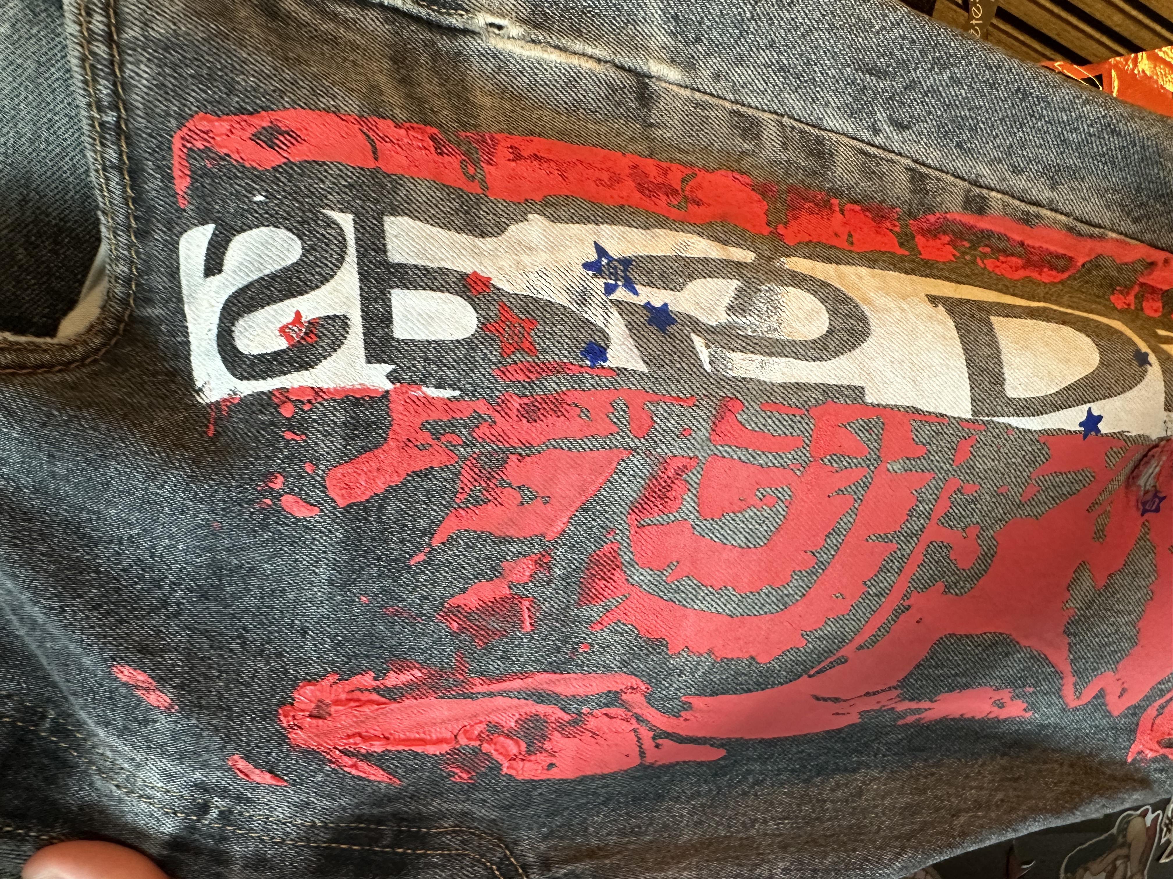 Sp5der Sp5der Moto Jeans, detail view 7