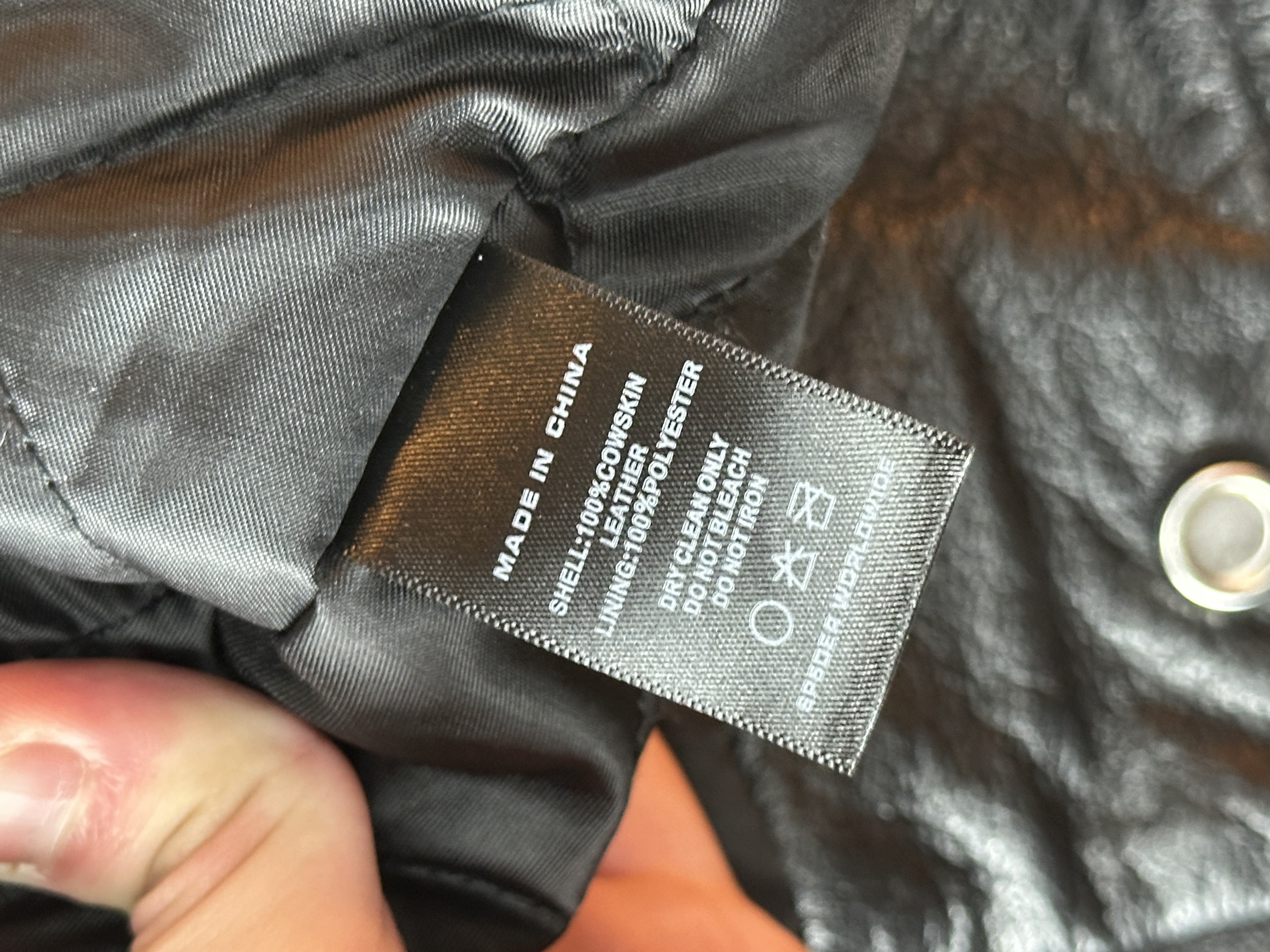 Sp5der Sp5der Web Debossed Leather Jacket L, detail view 11