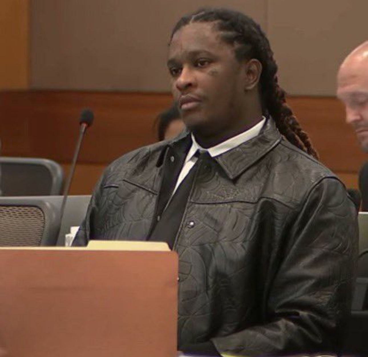 Sp5der Sp5der Web Debossed Leather Jacket L, detail view 12