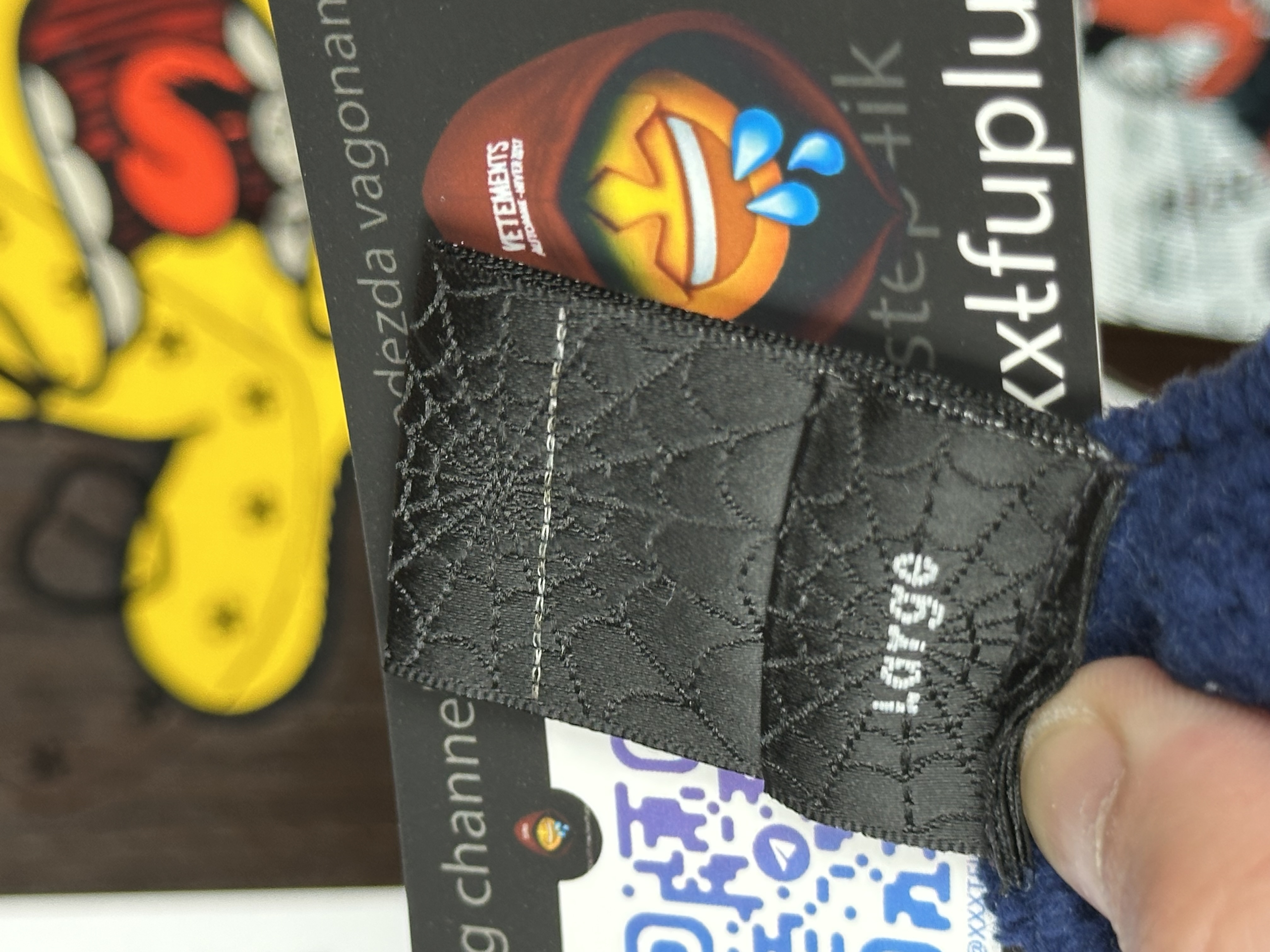 Sp5der Spider Worldwide Beluga Navy Hoodie, detail view 7