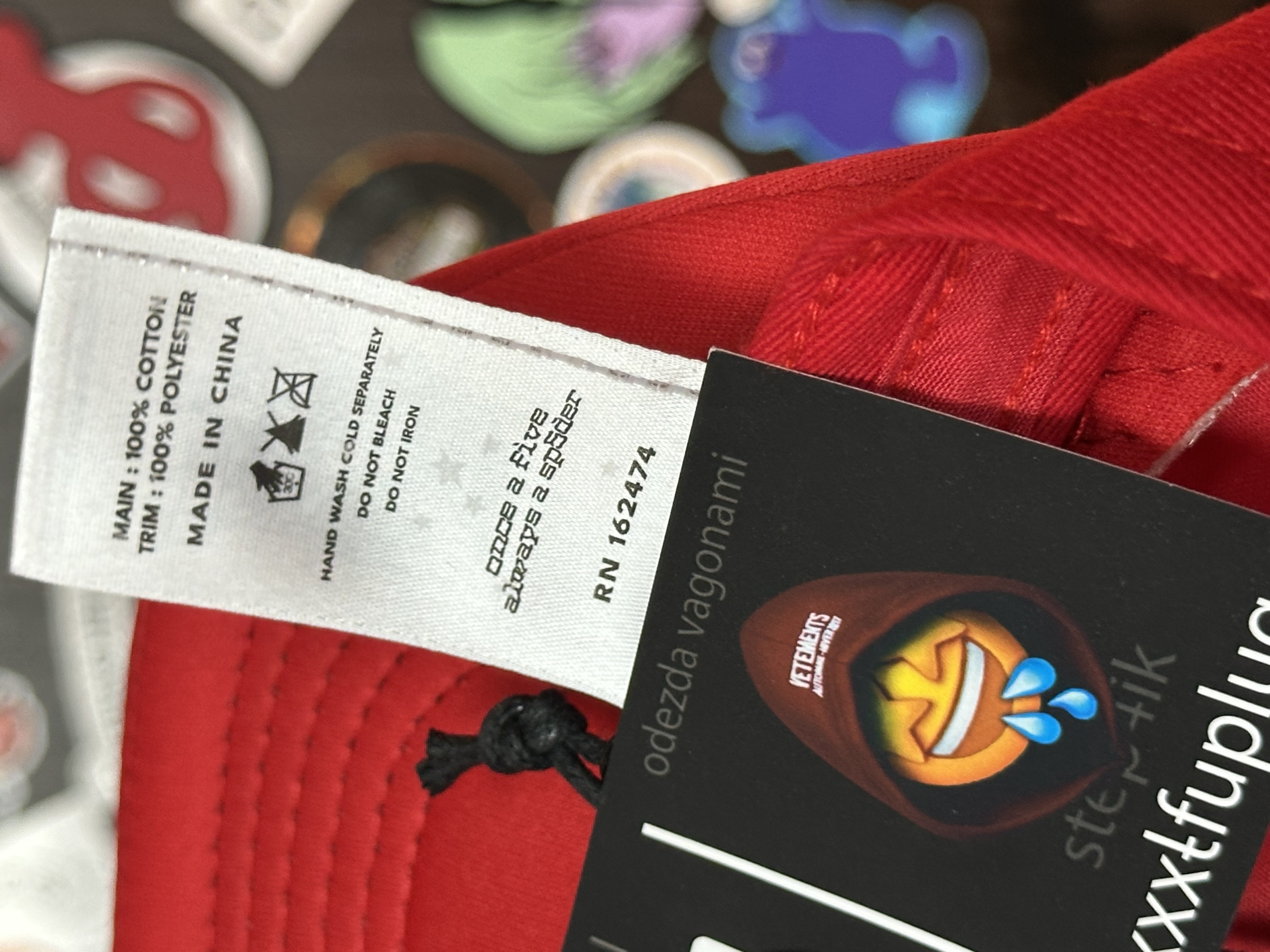 Sp5der Spider Worldwide Silk Web Bank Red Trucker Cap, detail view 9