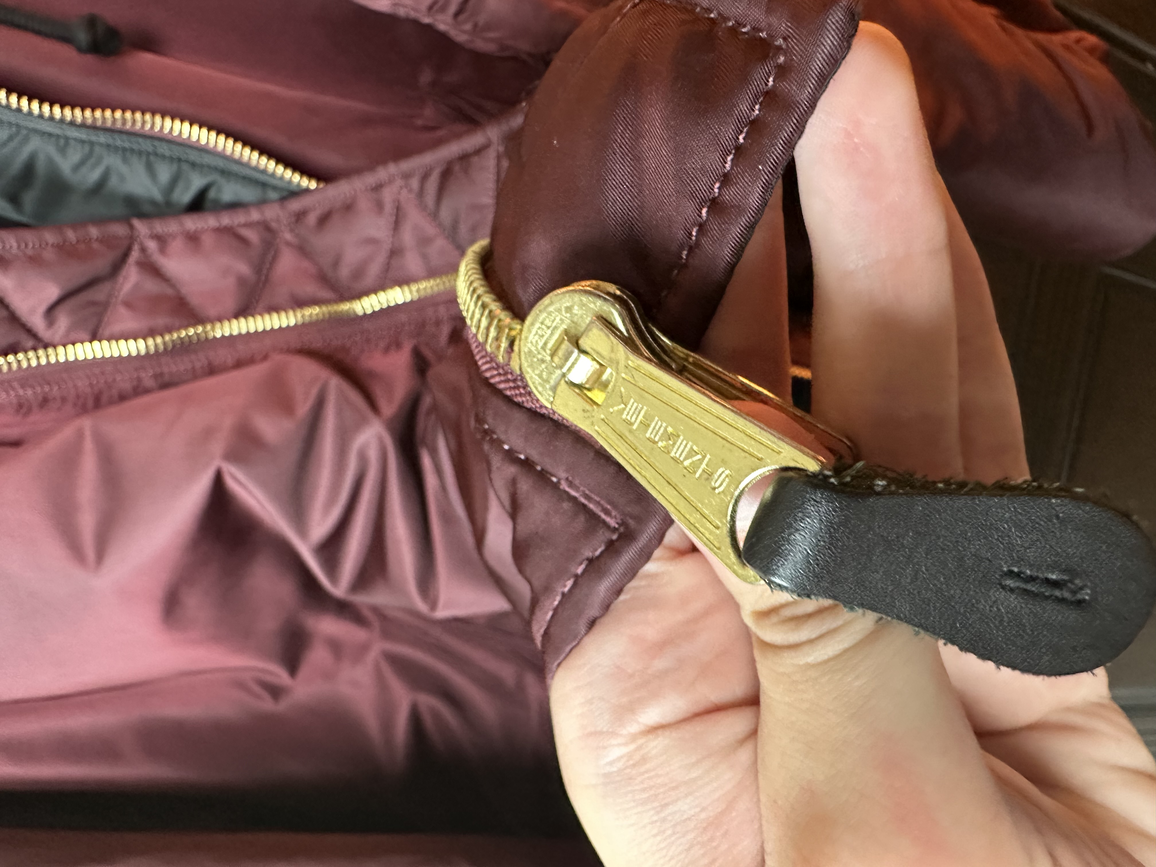 Vetements Burgundy Bomber Emoji XS, detail view 7