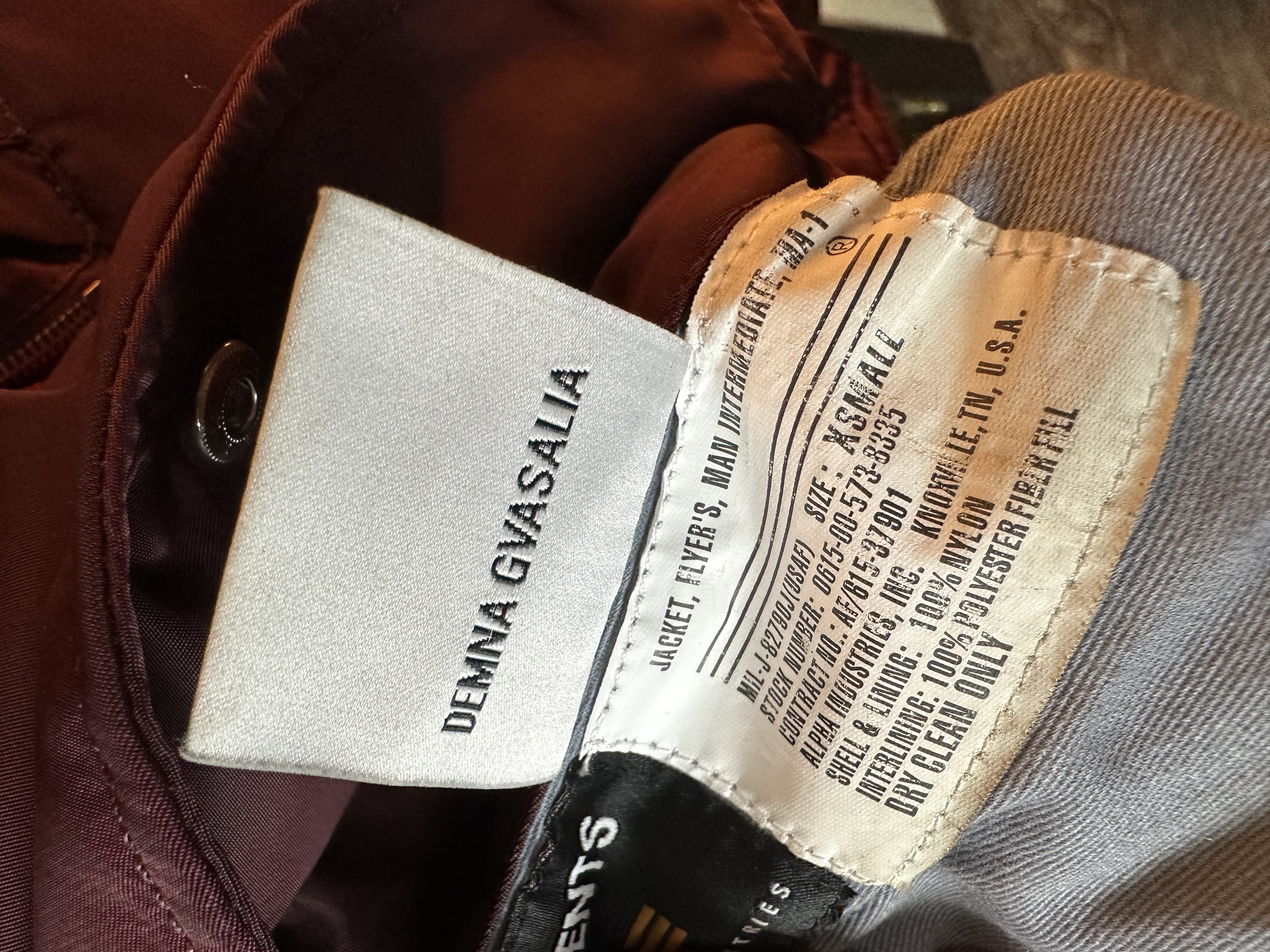 Vetements Burgundy Bomber Emoji XS, detail view 19