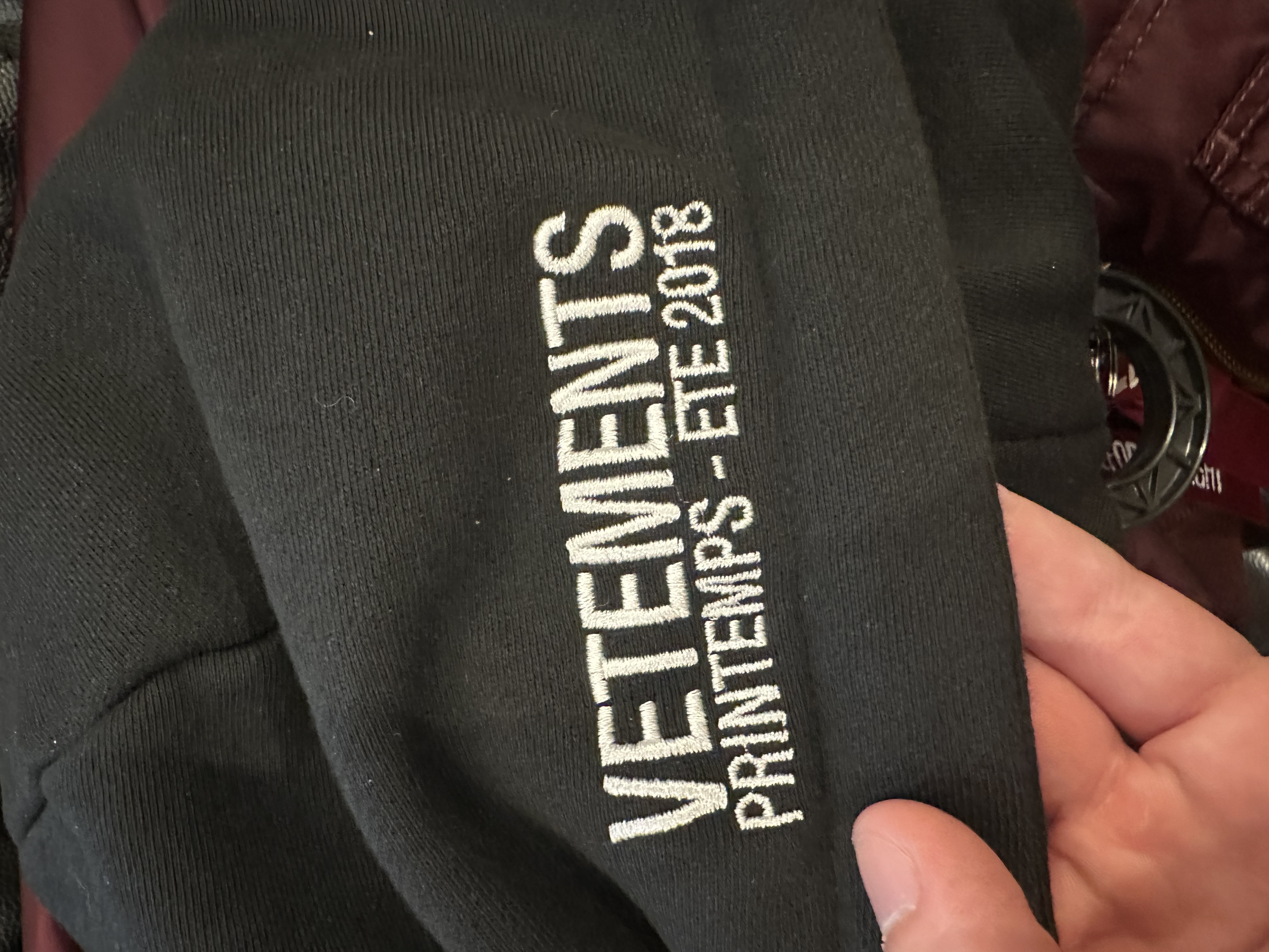 Vetements Burgundy Bomber Emoji XS, detail view 29