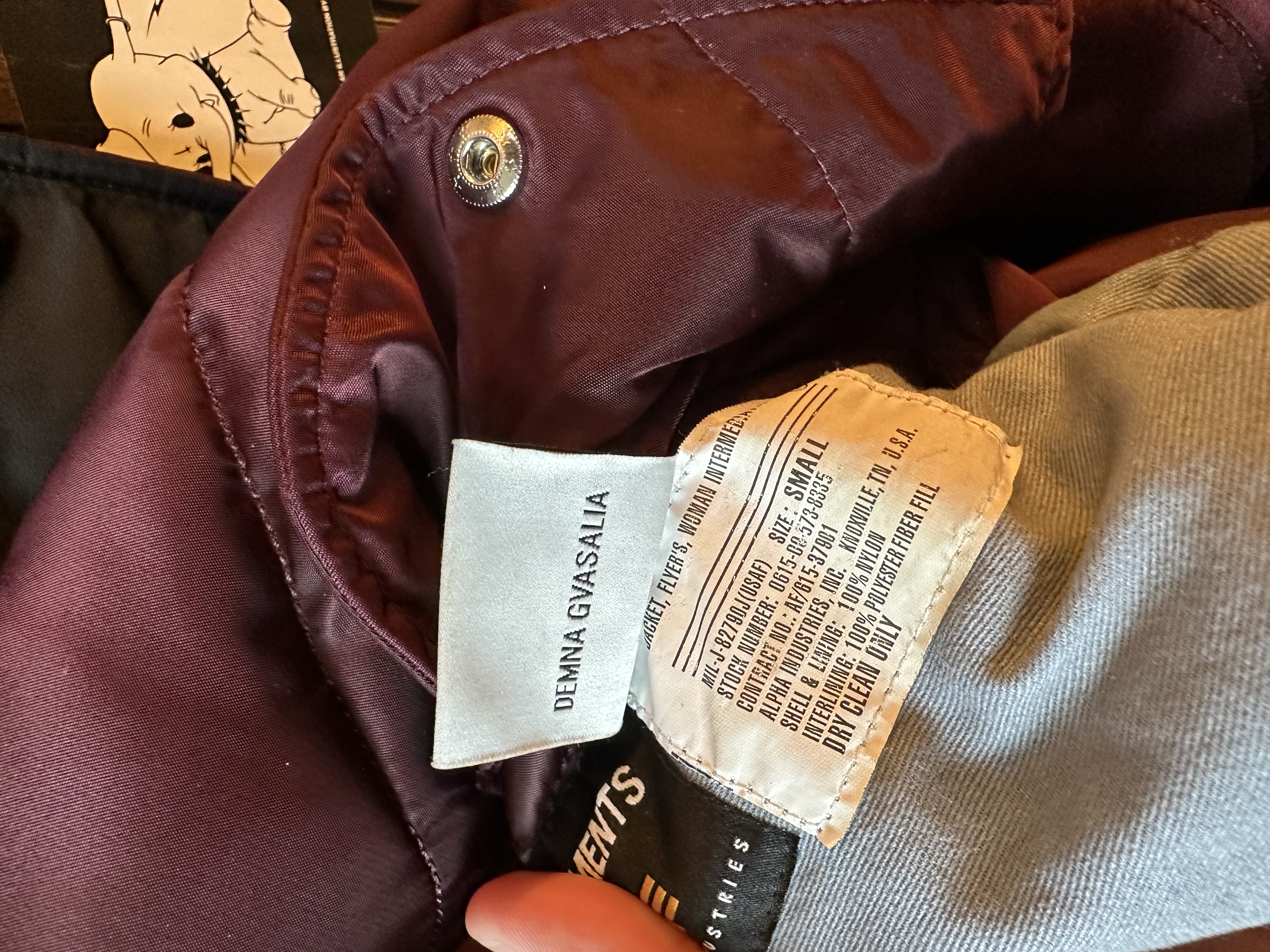 Vetements Vest burgundy, detail view 12