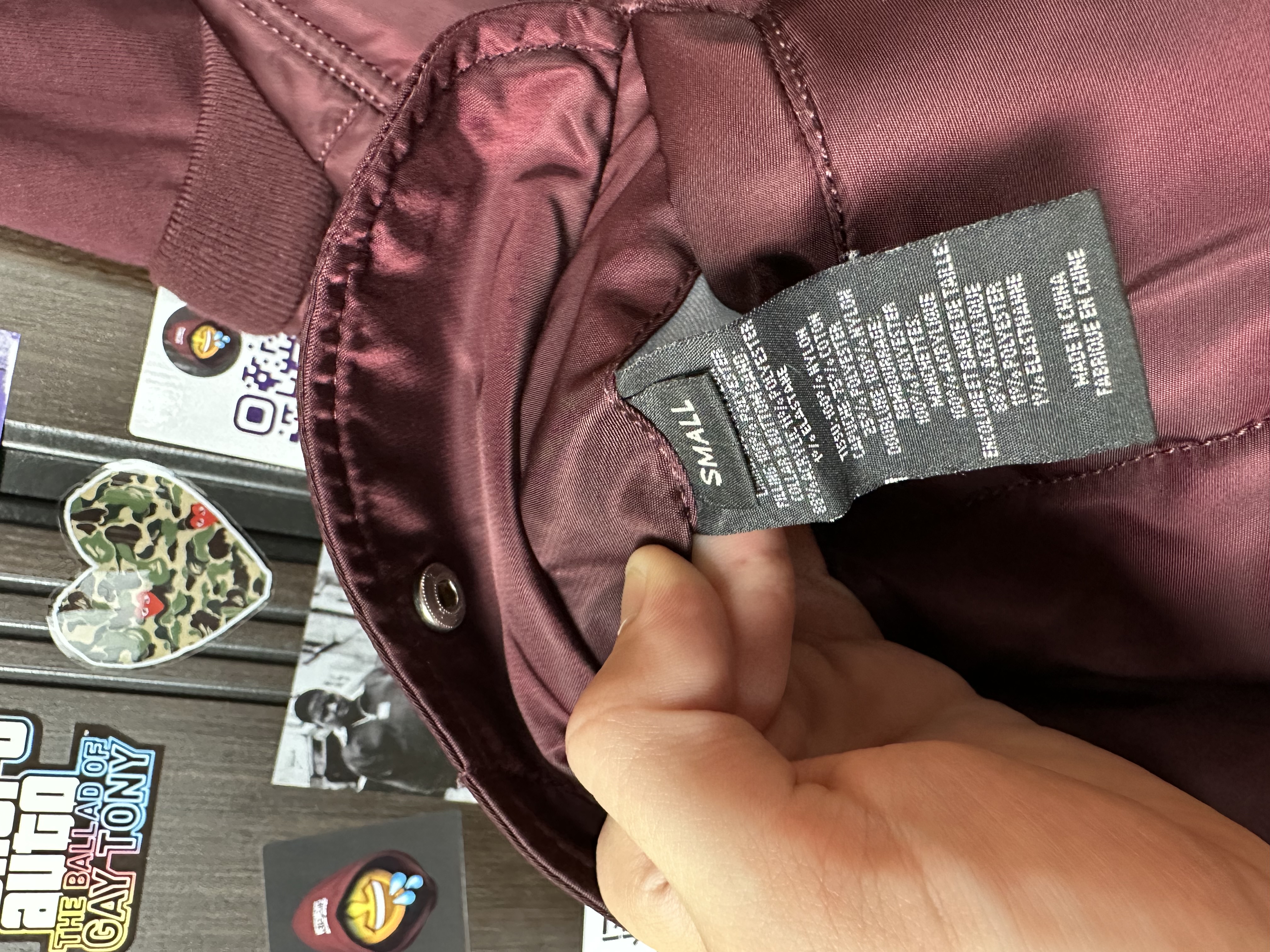 Vetements Vest burgundy, detail view 13