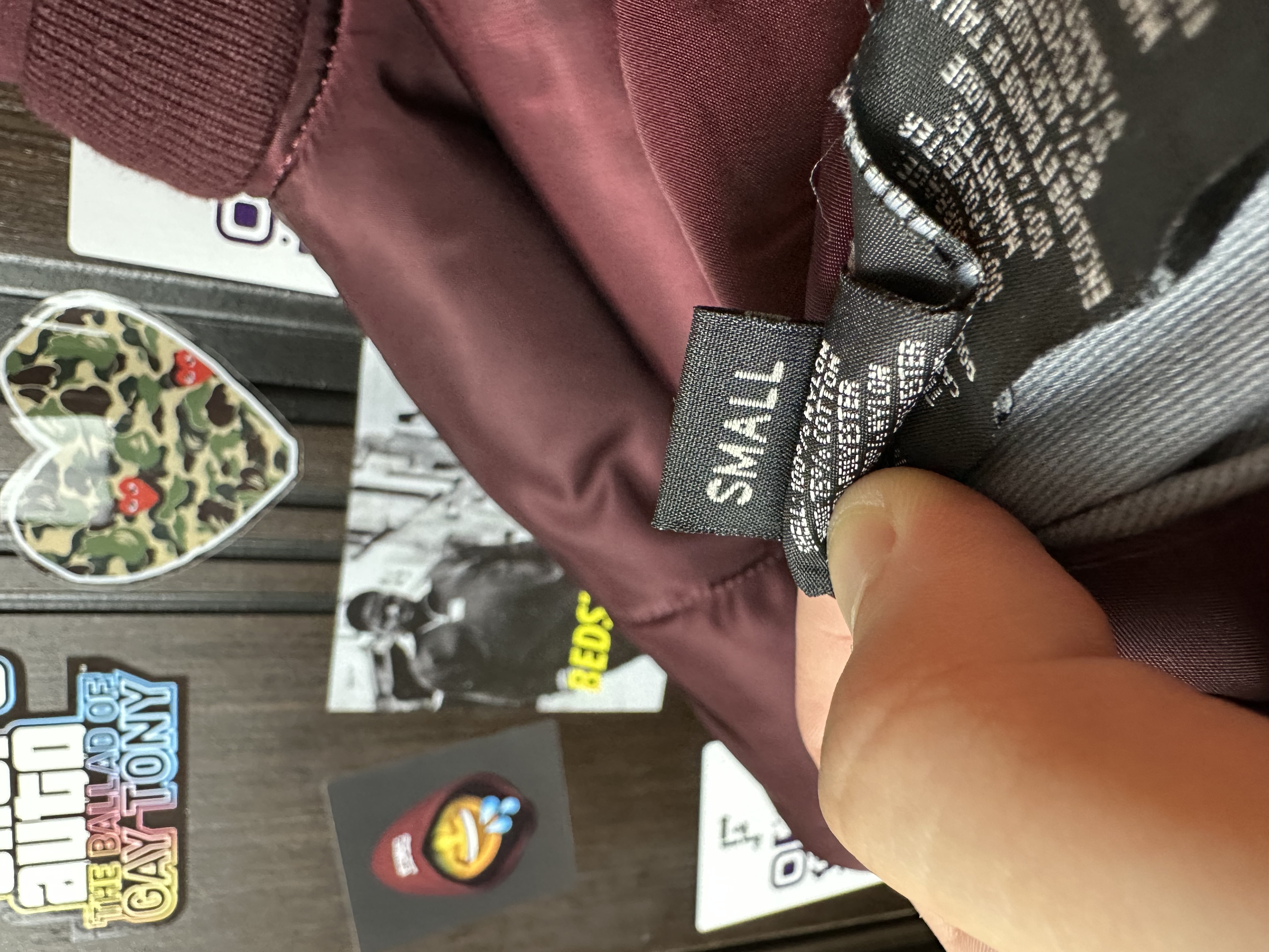 Vetements Vest burgundy, detail view 14