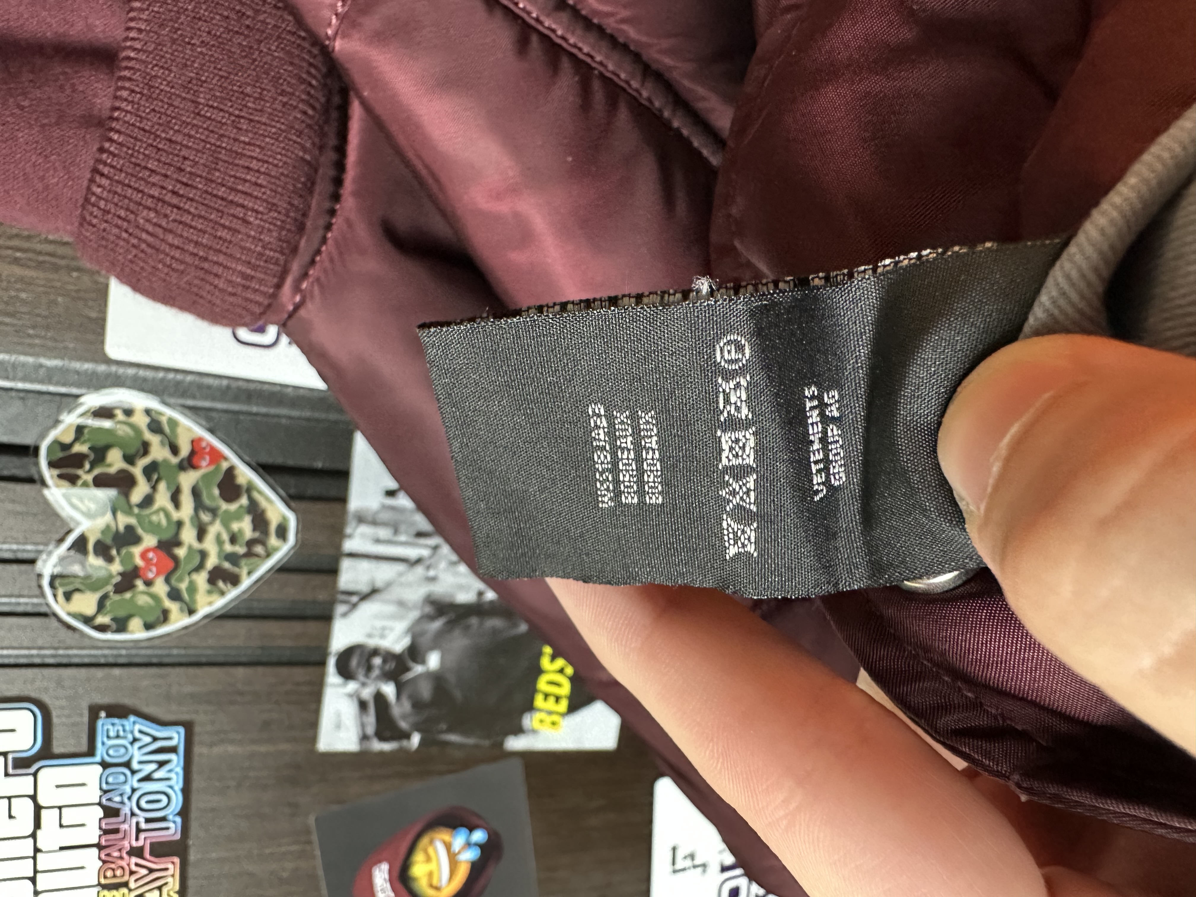 Vetements Vest burgundy, detail view 15