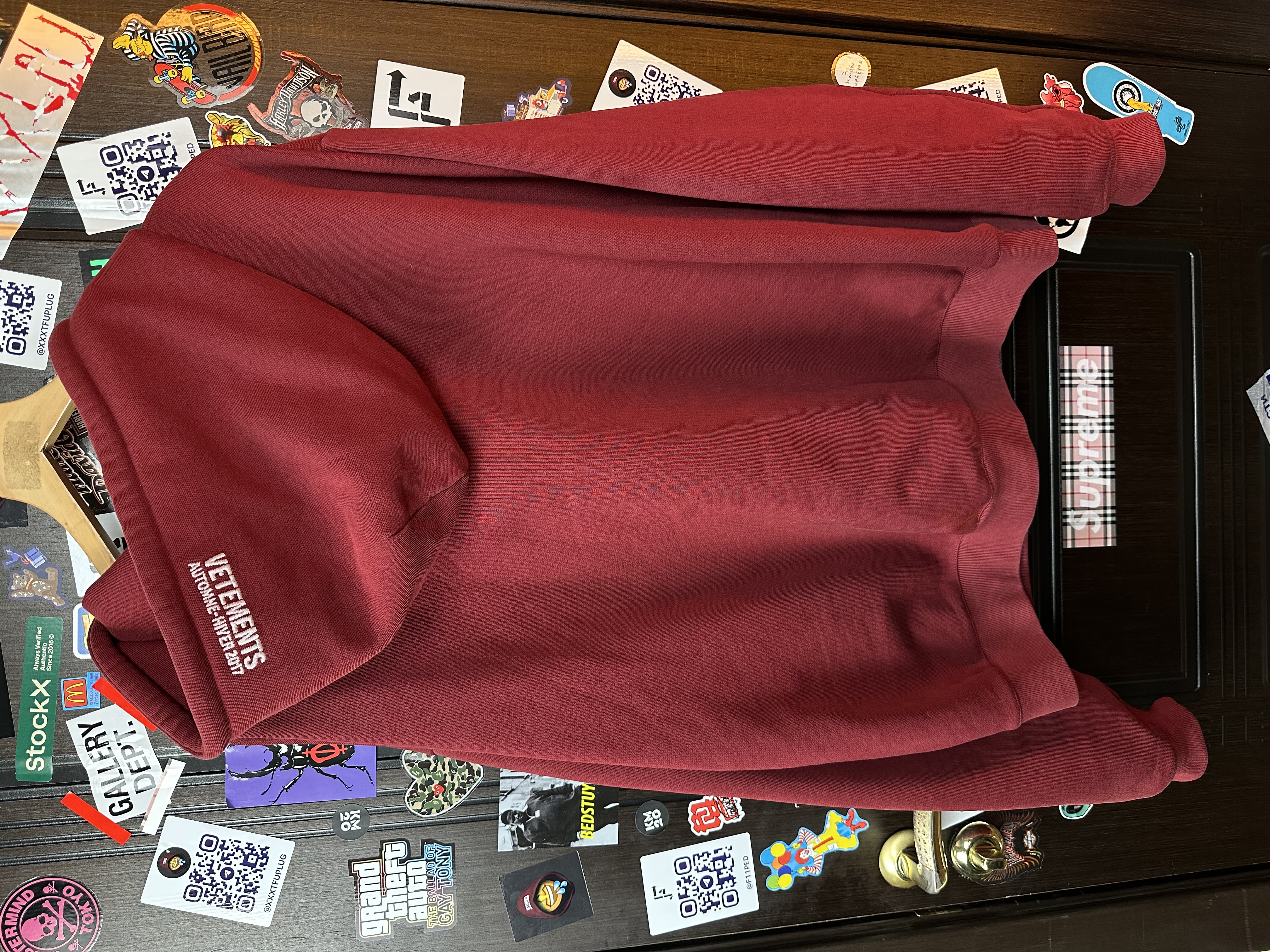 Vetements VETEMENTS “May the bridges” Zip Hoodie 1/50, detail view 6