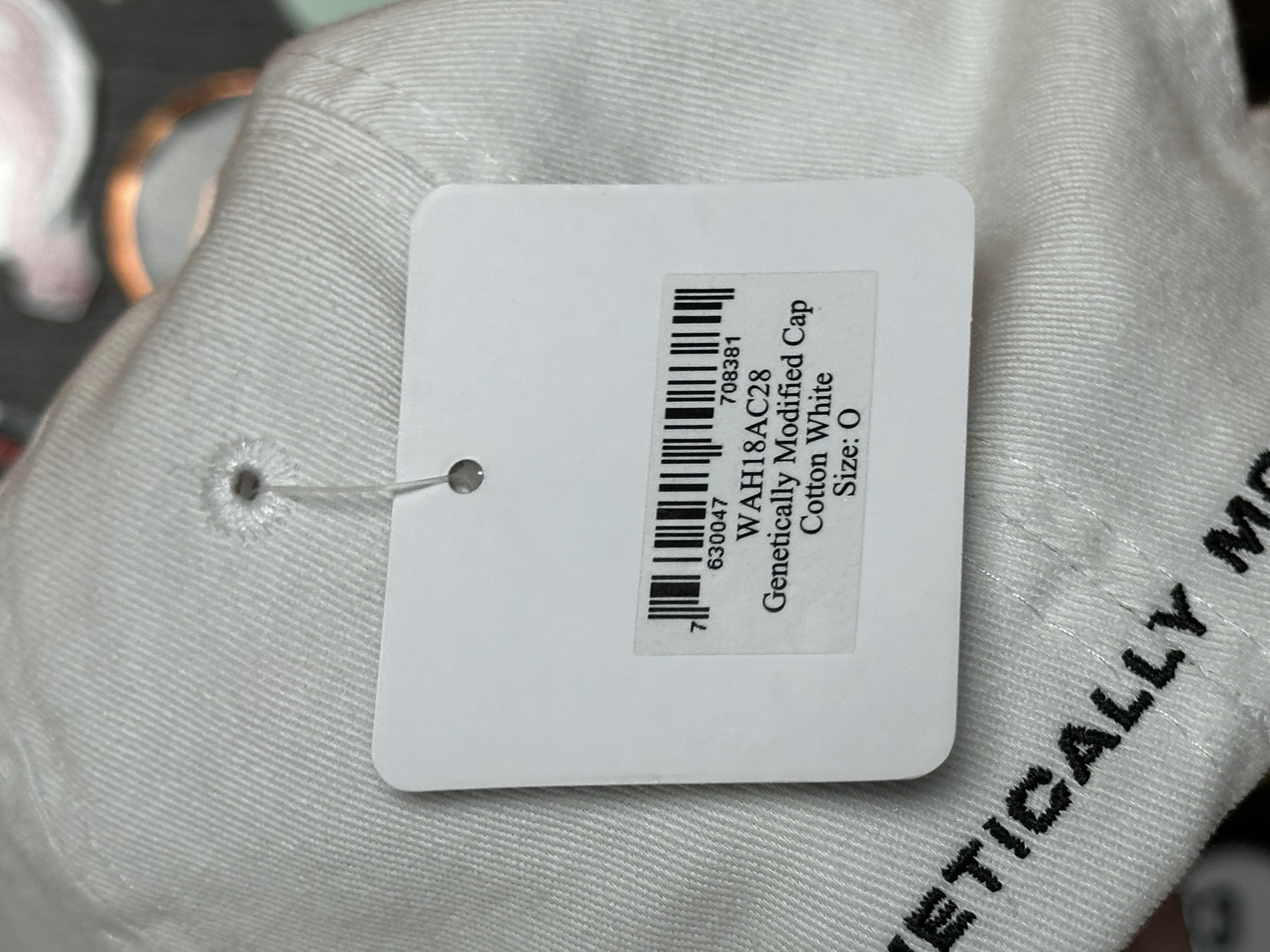 Vetements VETEMENTS NWT AW18 “Genetically Modified” Cap, detail view 14