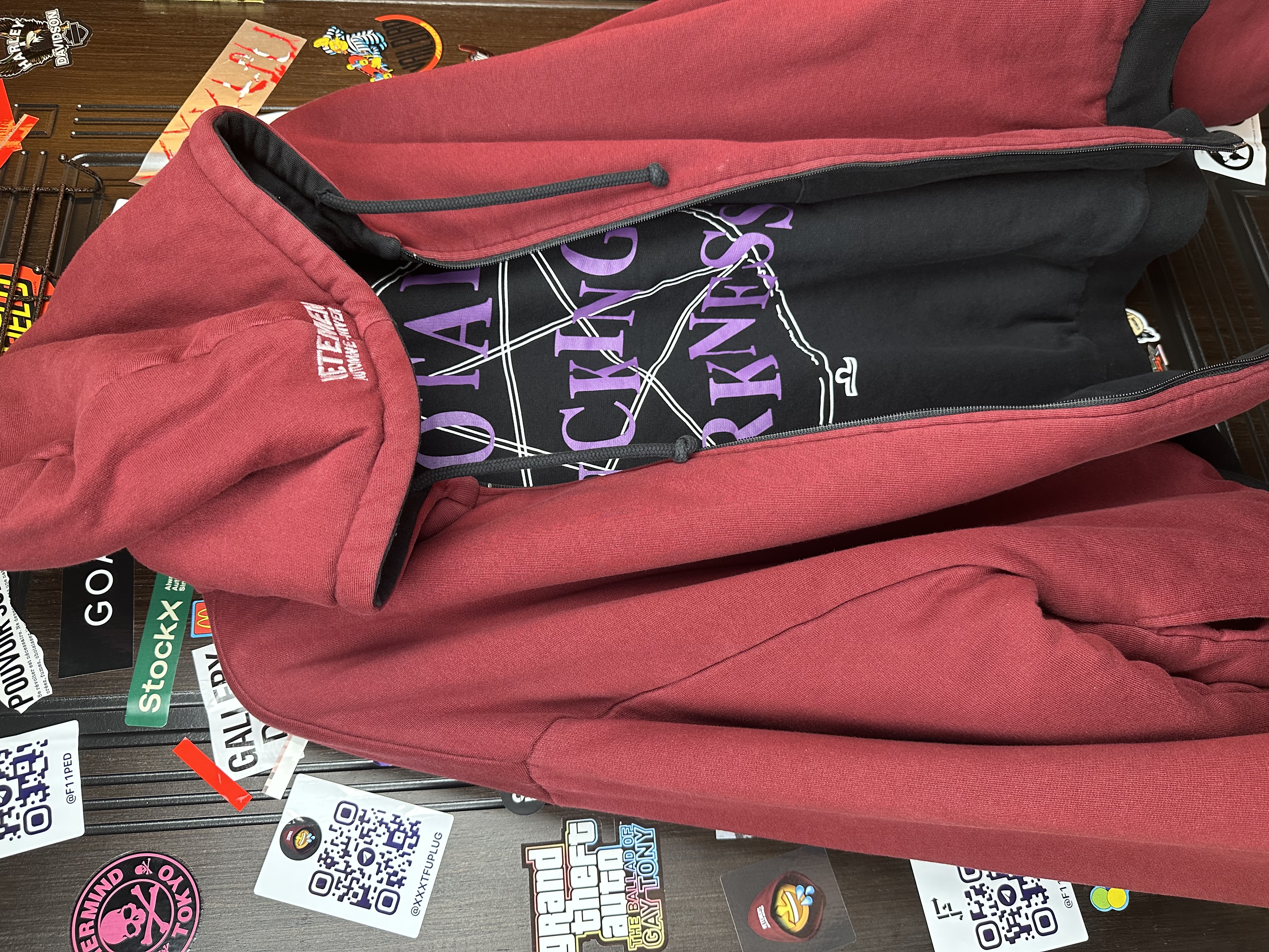 Vetements Vetements Total Fucking Darkness x 11 inch Gun Club 2 Side Bomber L size, detail view 9