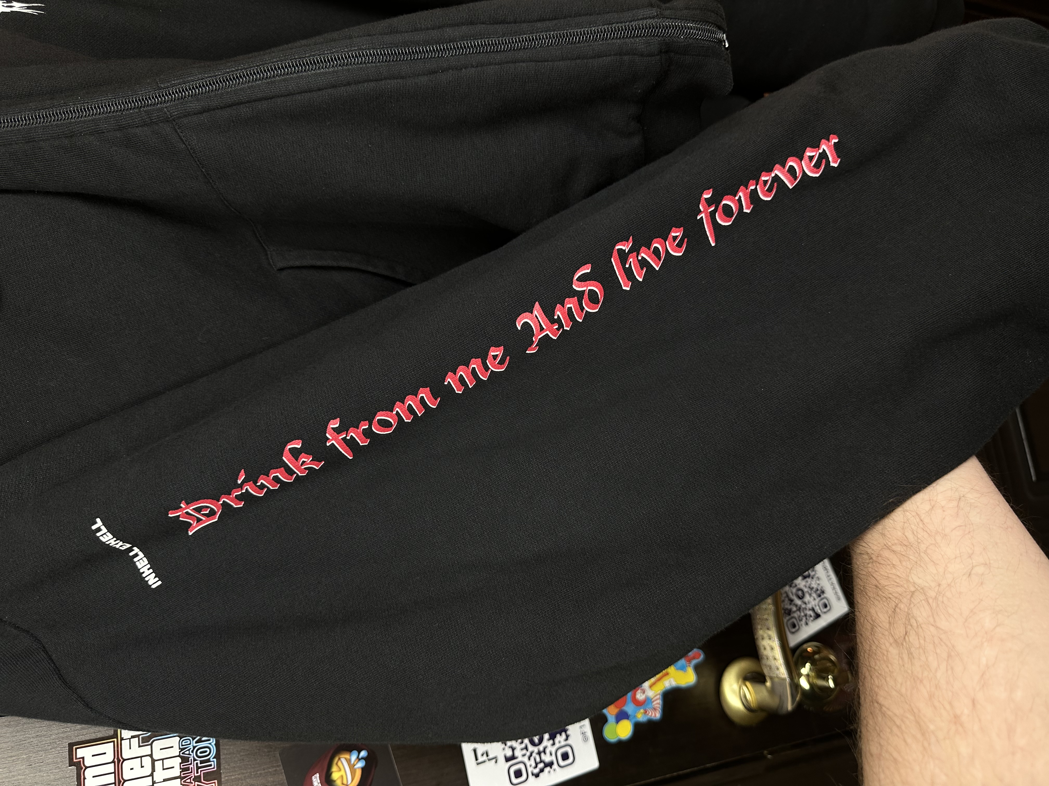 Vetements Vetements Total Fucking Darkness x 11 inch Gun Club 2 Side Bomber L size, detail view 17