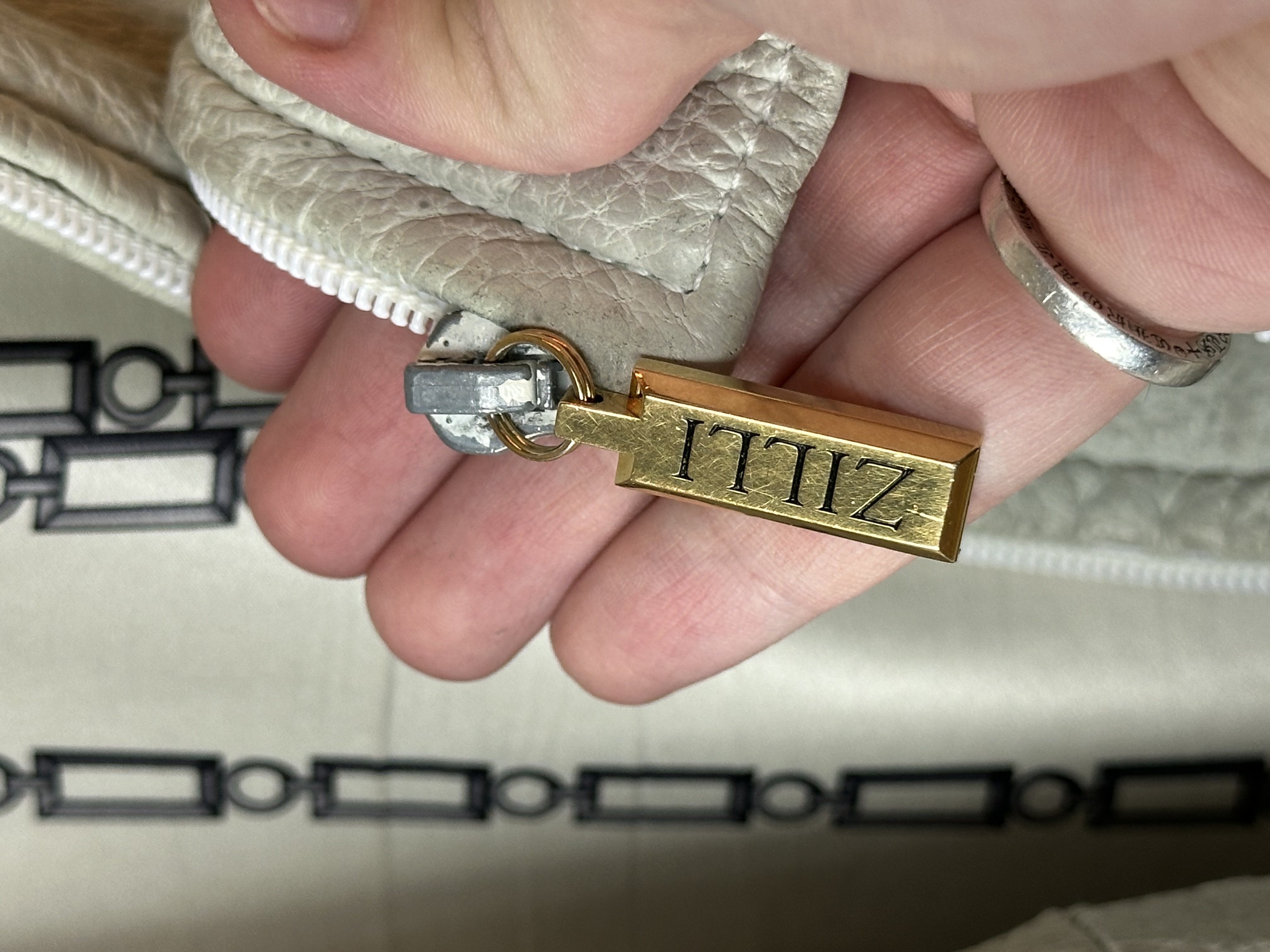 Zilli Zilli "Brigant" Peccary Leather Jacket, detail view 7