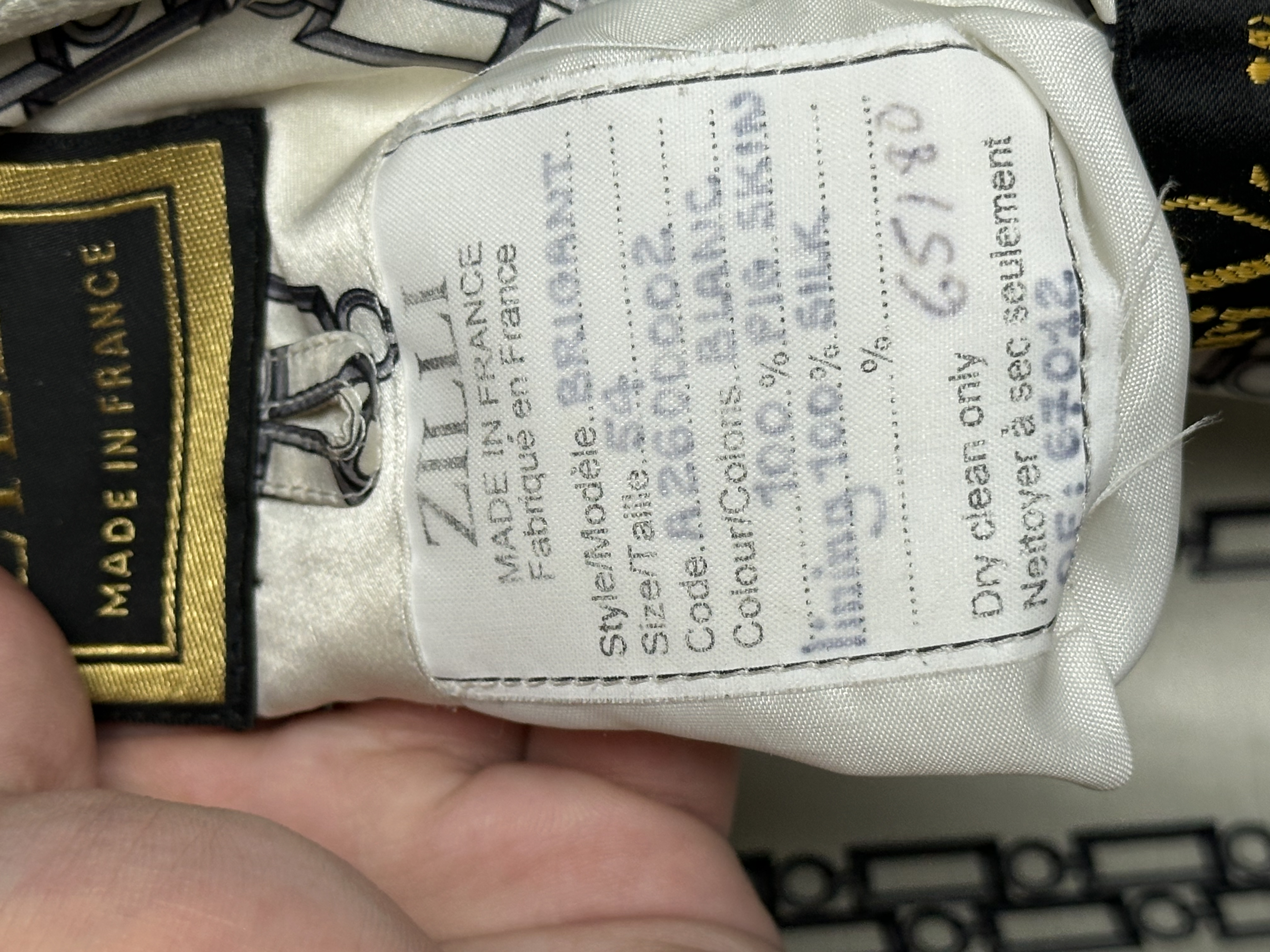 Zilli Zilli "Brigant" Peccary Leather Jacket, detail view 9