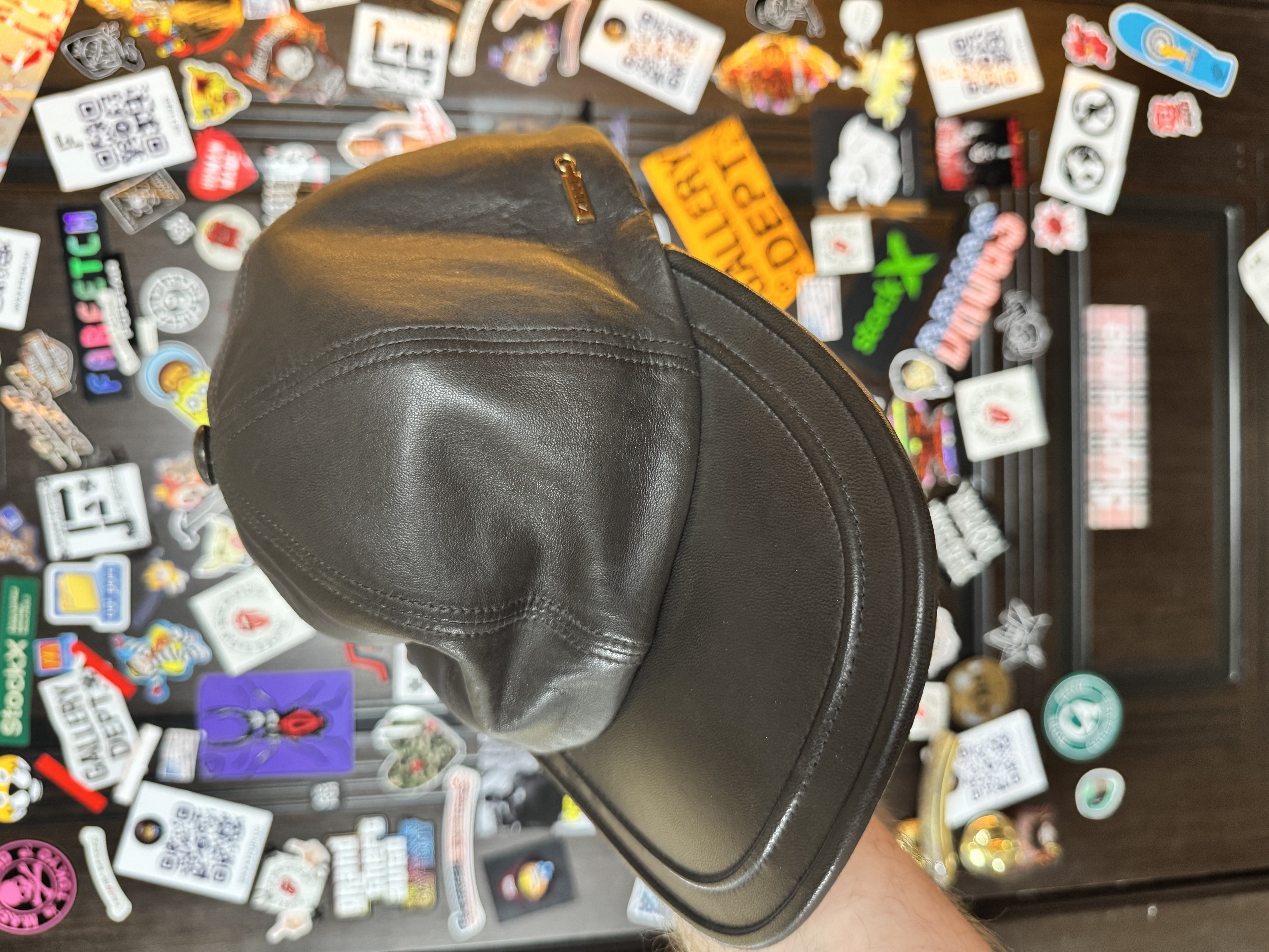 ZILLI Zilli Brown Lamb Cap