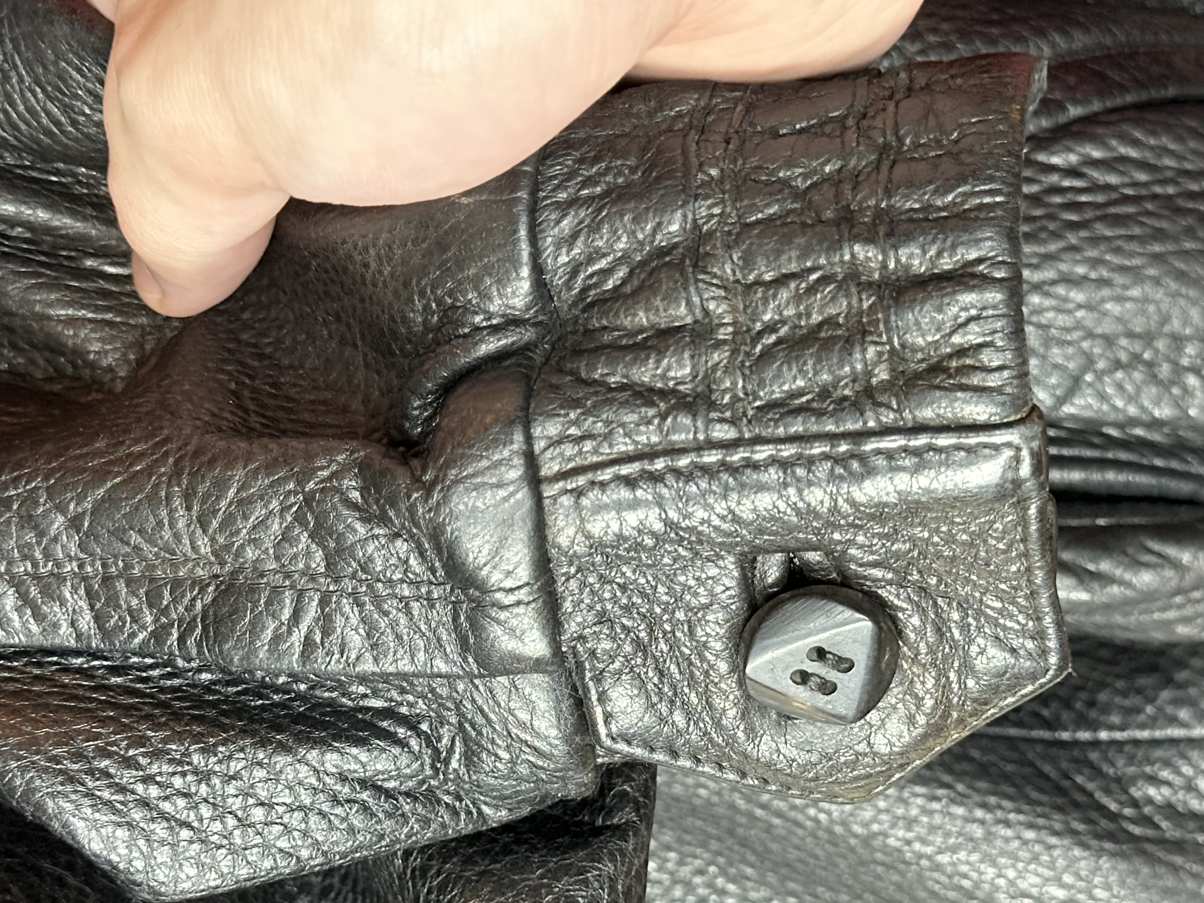 ZILLI Zilli "Huoene" Deerskin Bomber, detail view 20