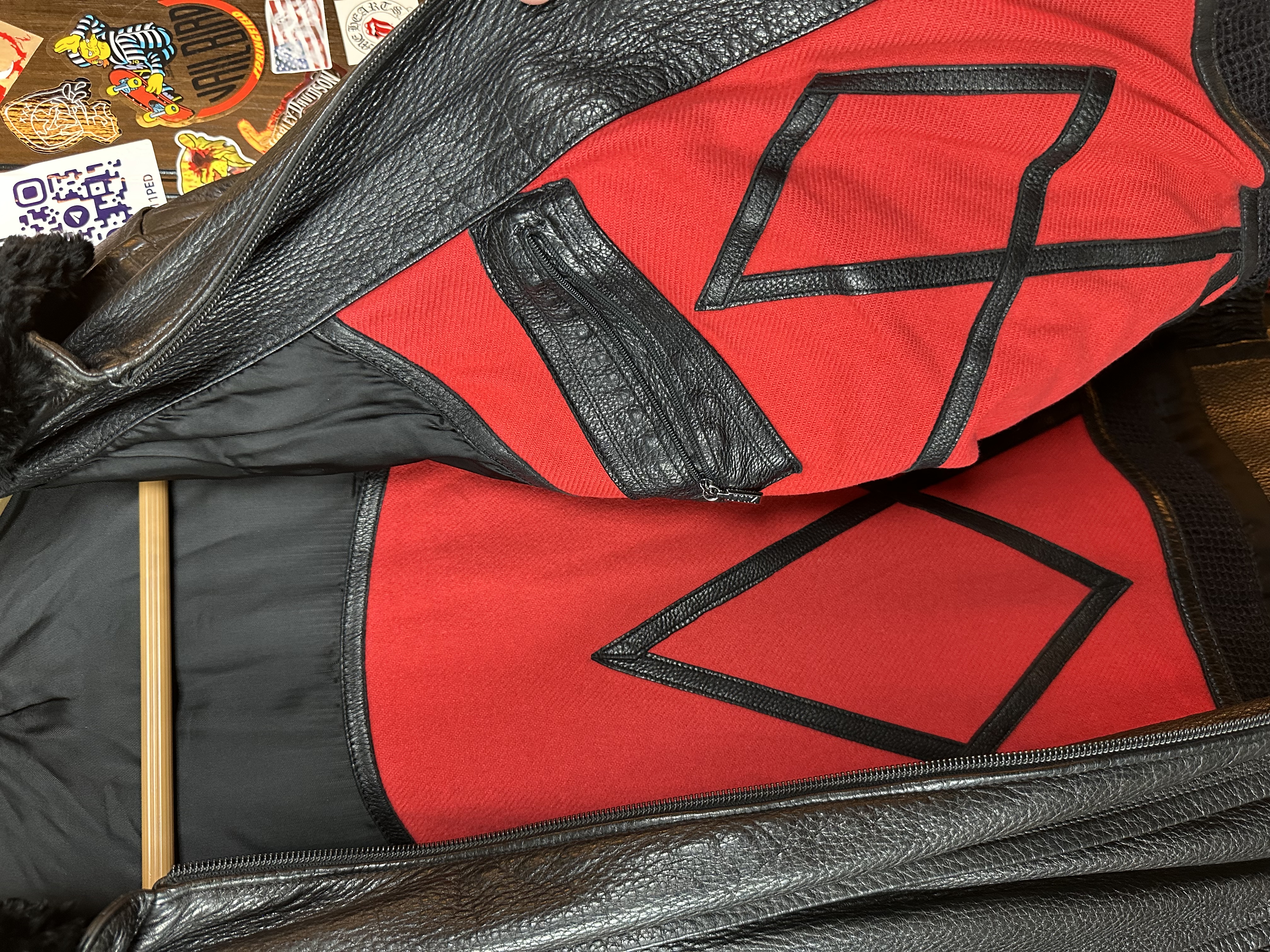 ZILLI Zilli "Huoene" Deerskin Bomber, detail view 11