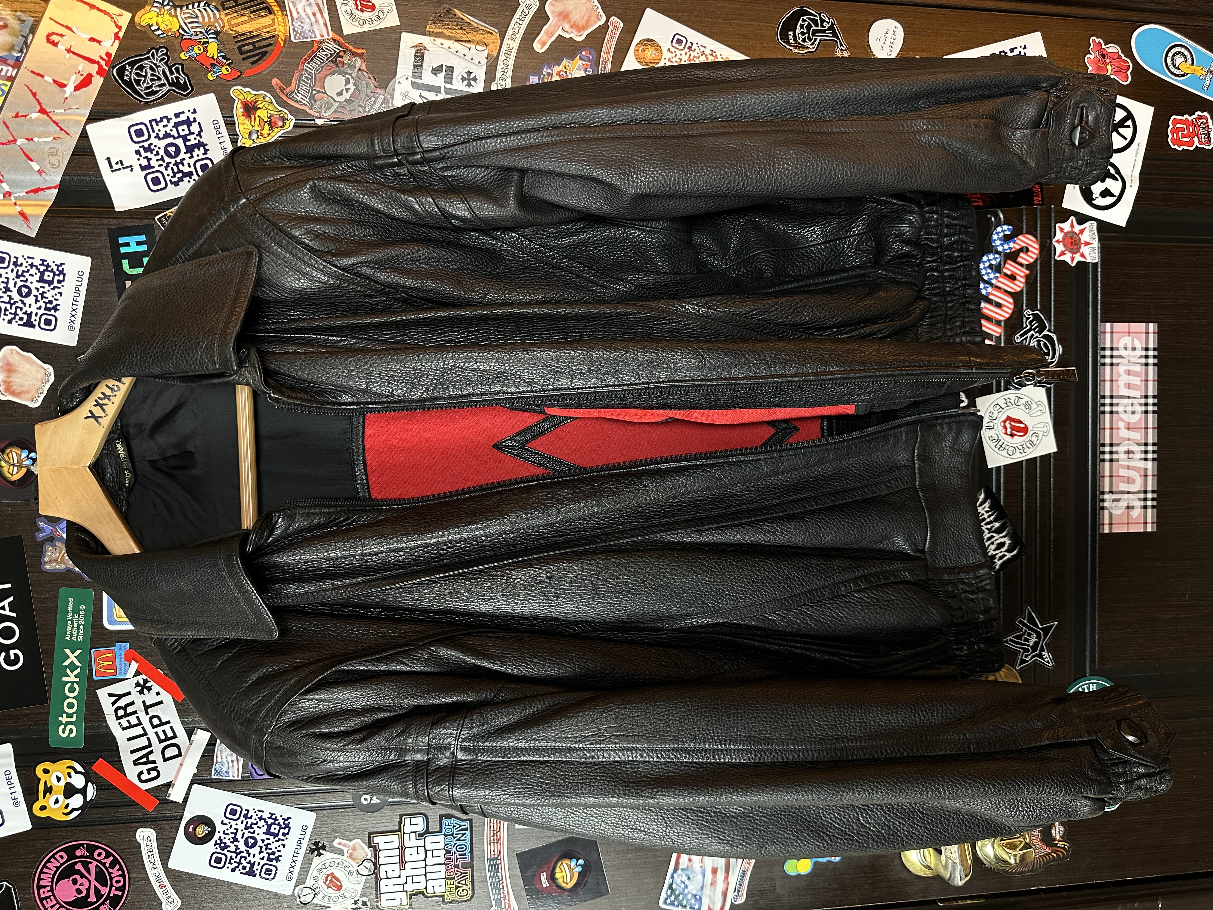 ZILLI Zilli "Huoene" Deerskin Bomber, detail view 2