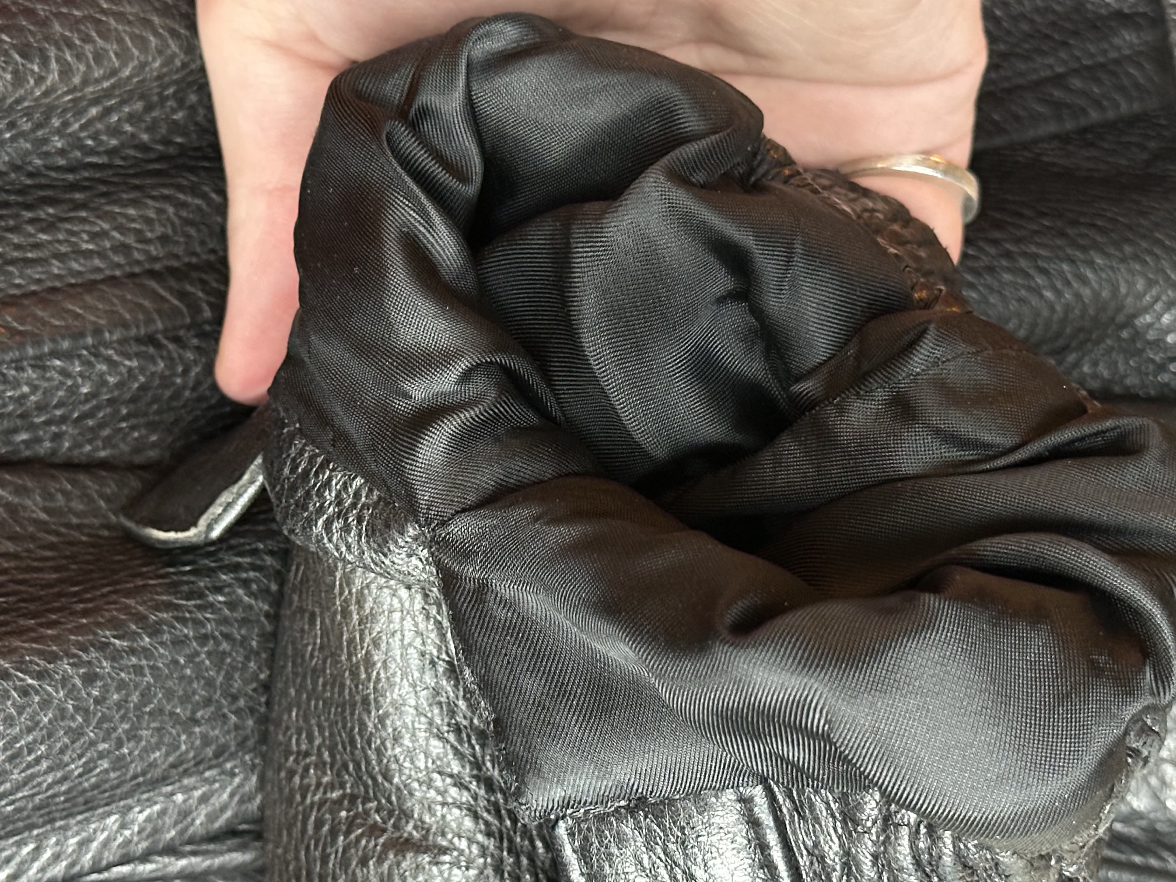ZILLI Zilli "Huoene" Deerskin Bomber, detail view 21