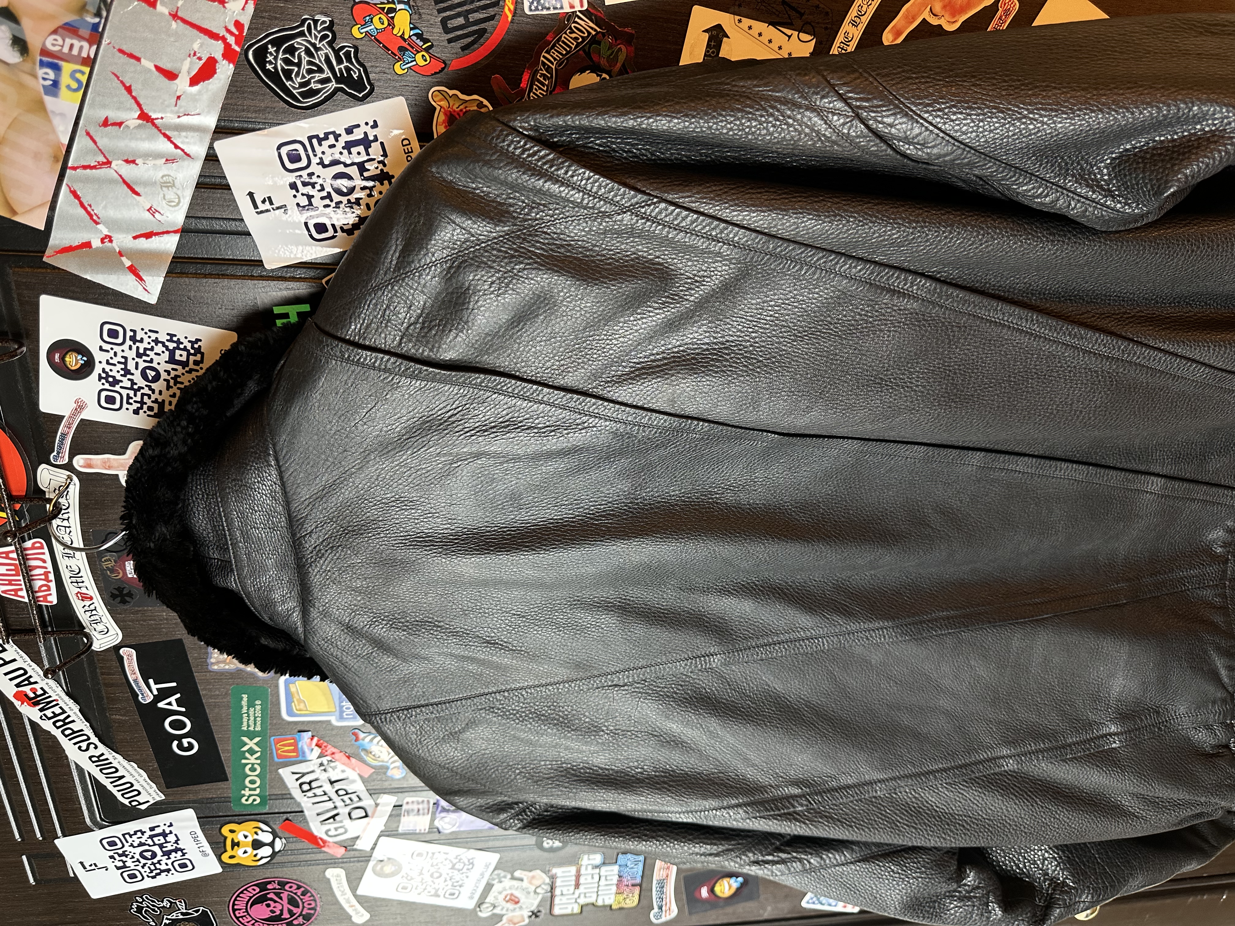 ZILLI Zilli "Huoene" Deerskin Bomber, detail view 7