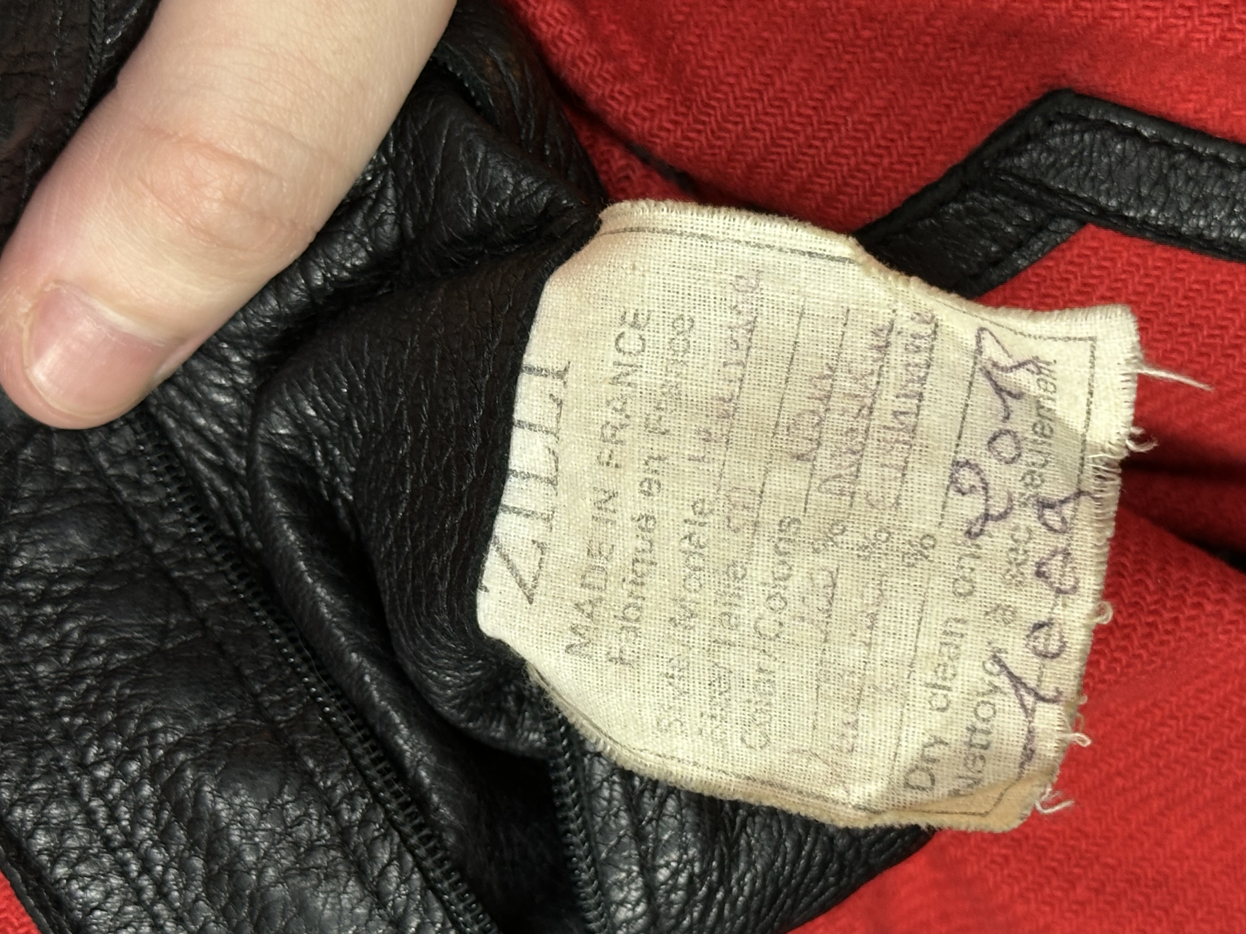 ZILLI Zilli "Huoene" Deerskin Bomber, detail view 16