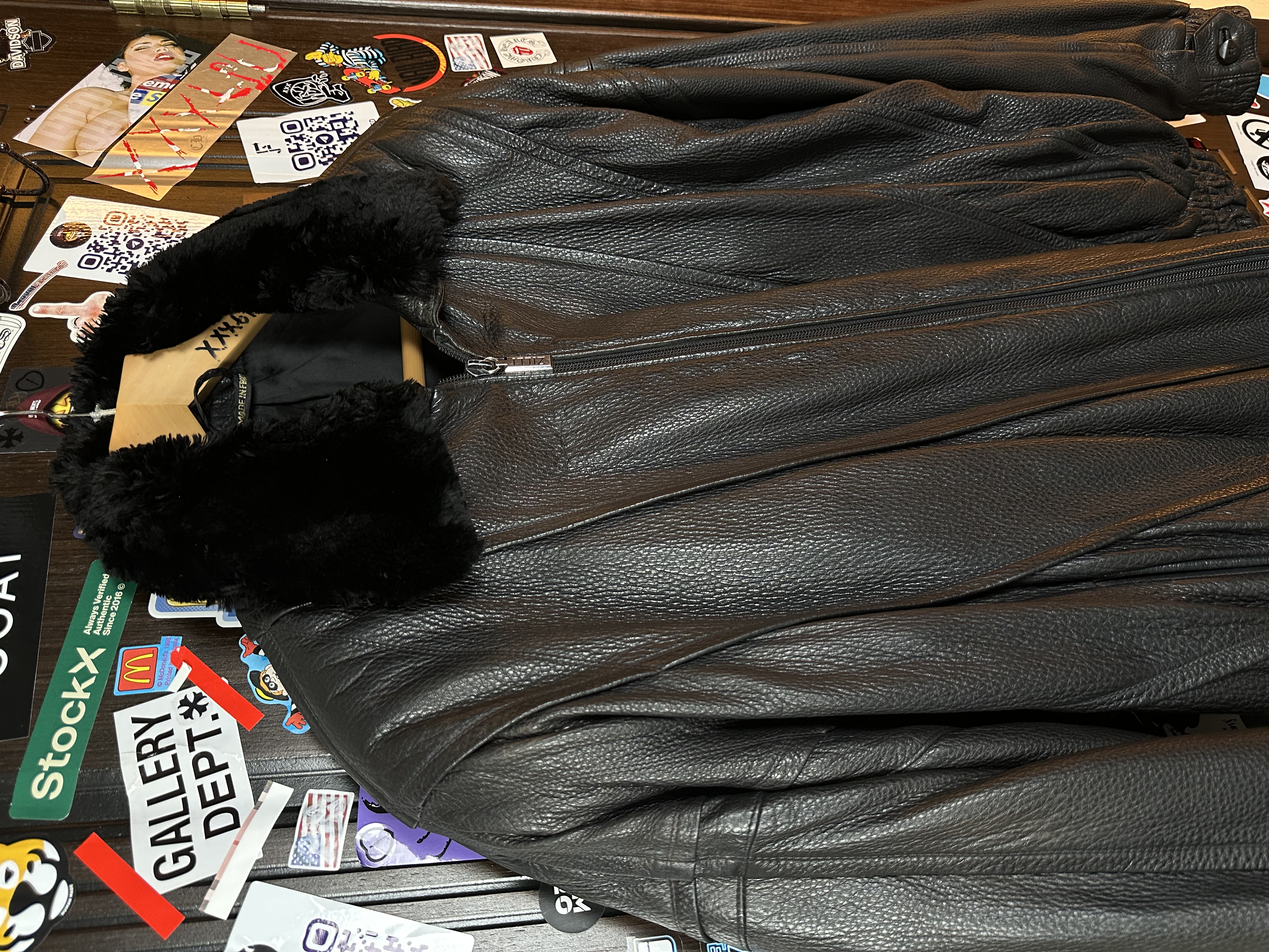 ZILLI Zilli "Huoene" Deerskin Bomber, detail view 8