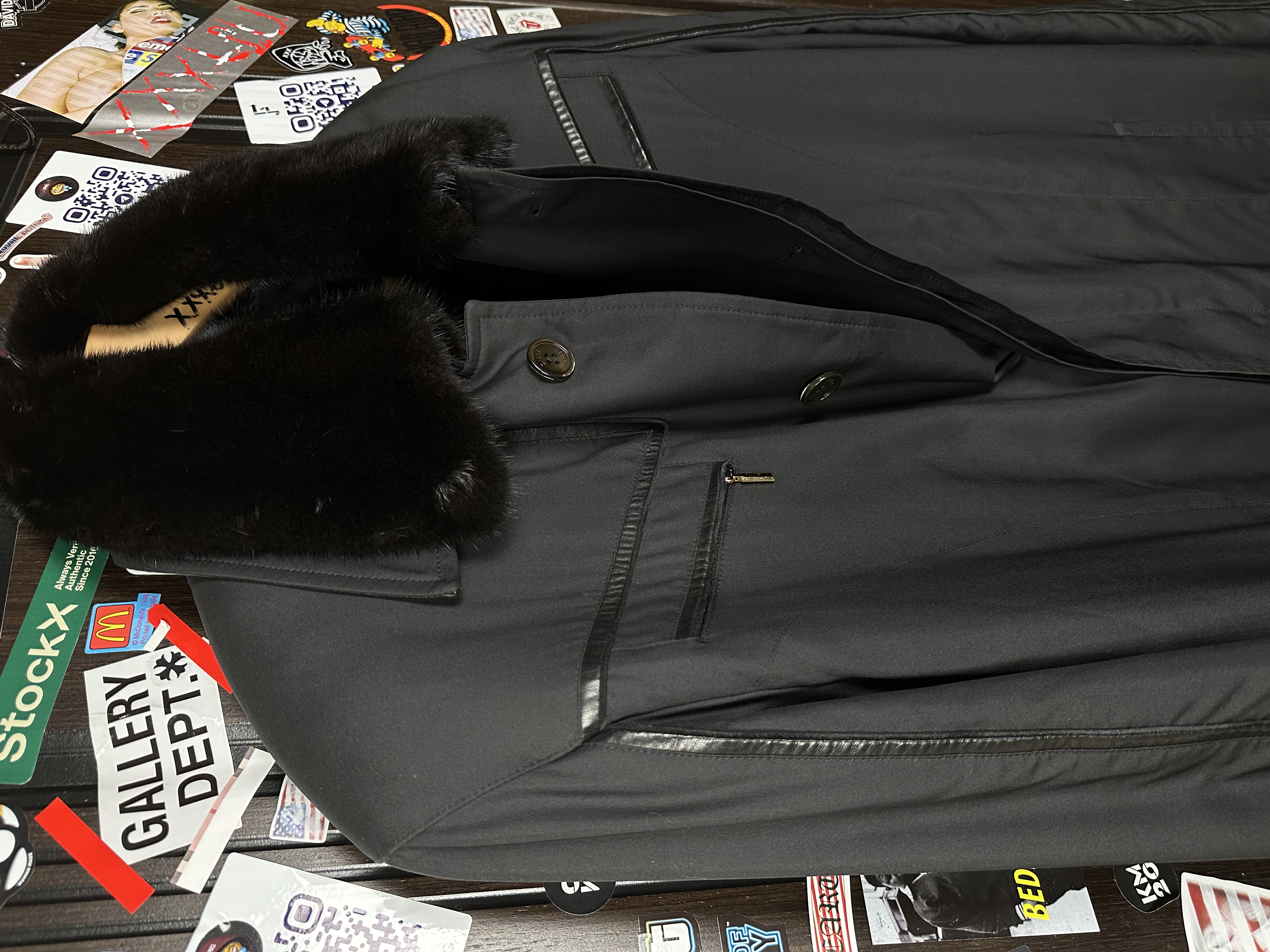 ZILLI Zilli "Ildan" Silk Weasel Coat, detail view 5