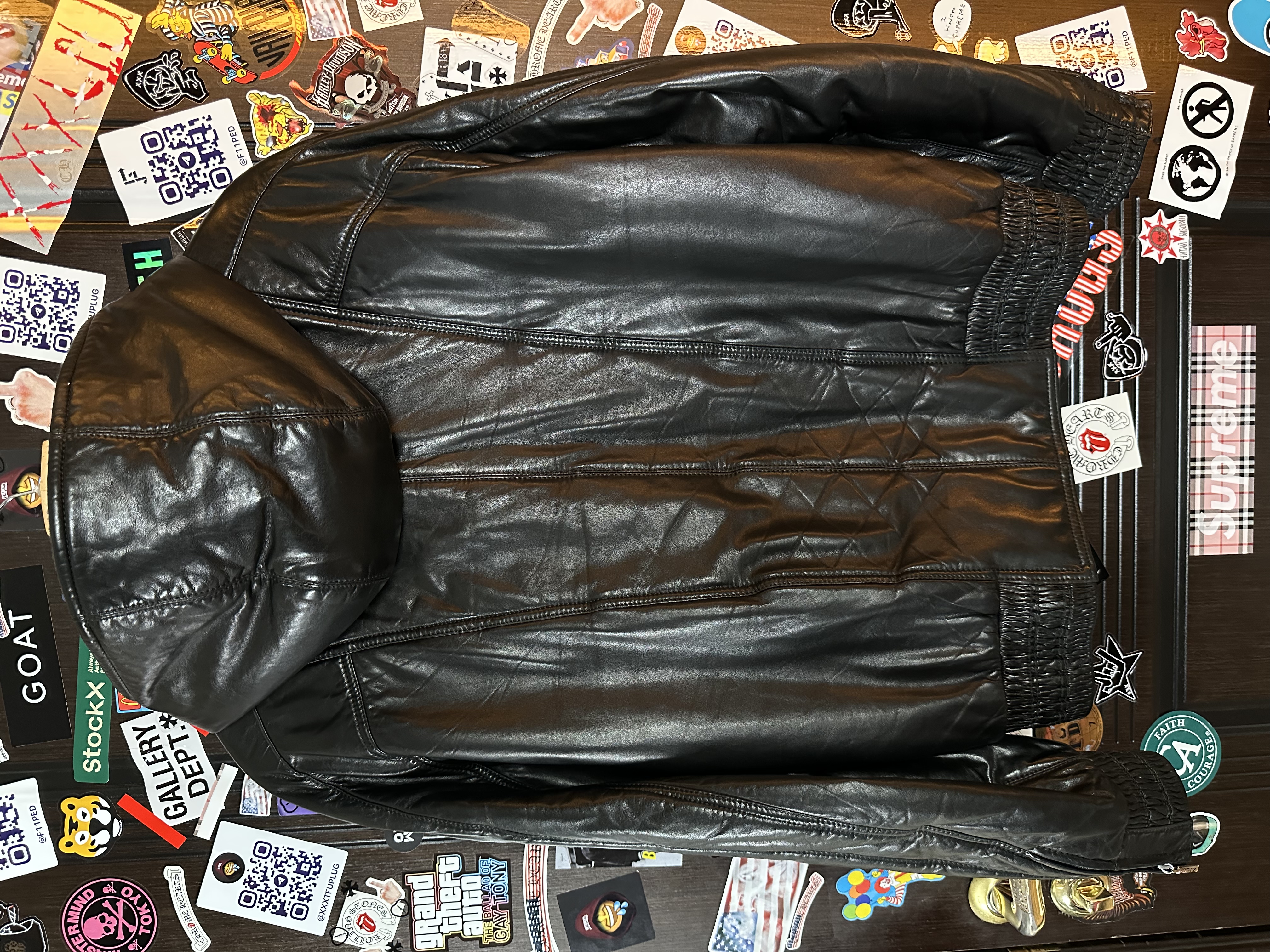 Zilli Zilli Lambskin Hood Jacket, detail view 4