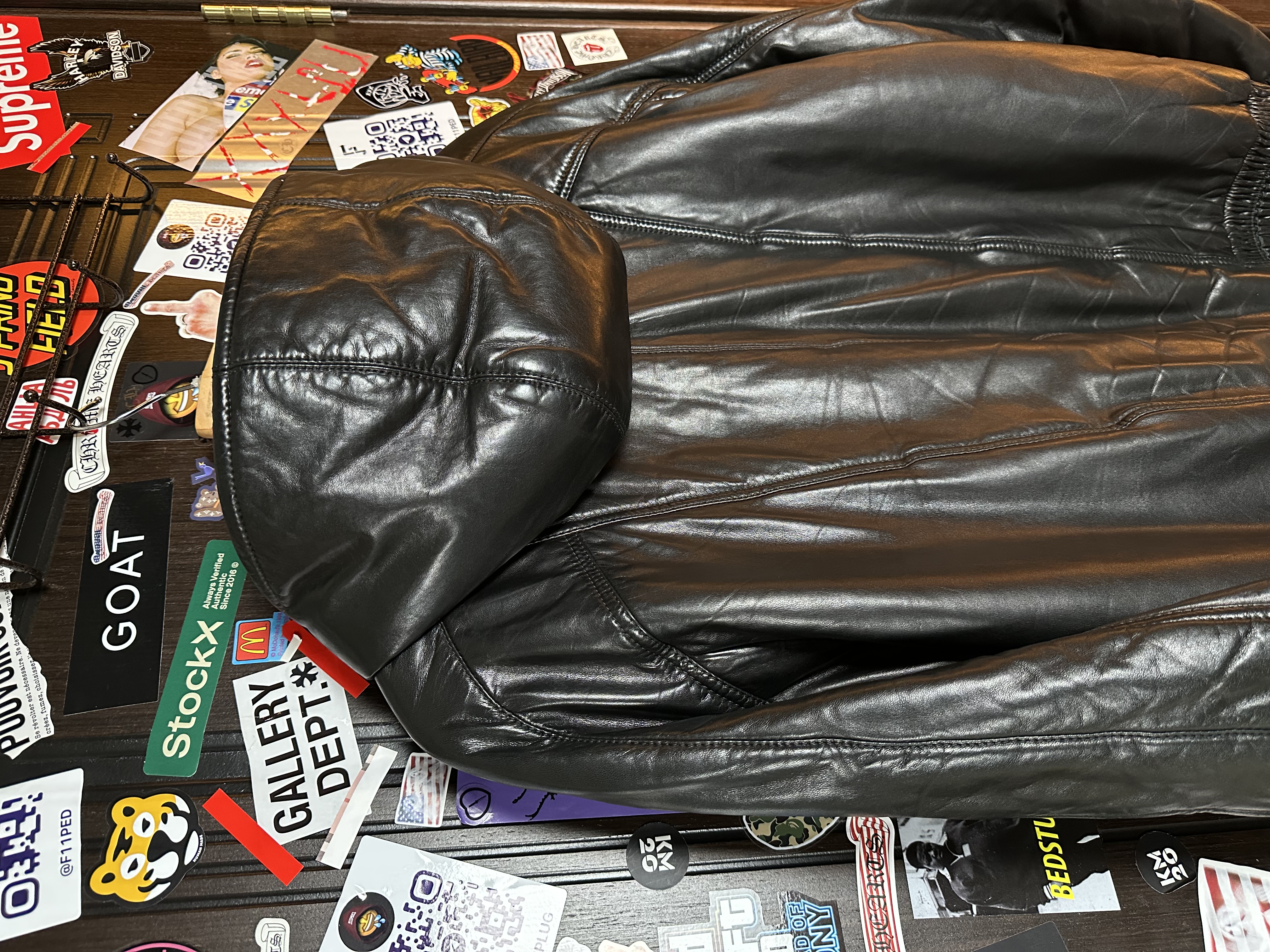 Zilli Zilli Lambskin Hood Jacket, detail view 6