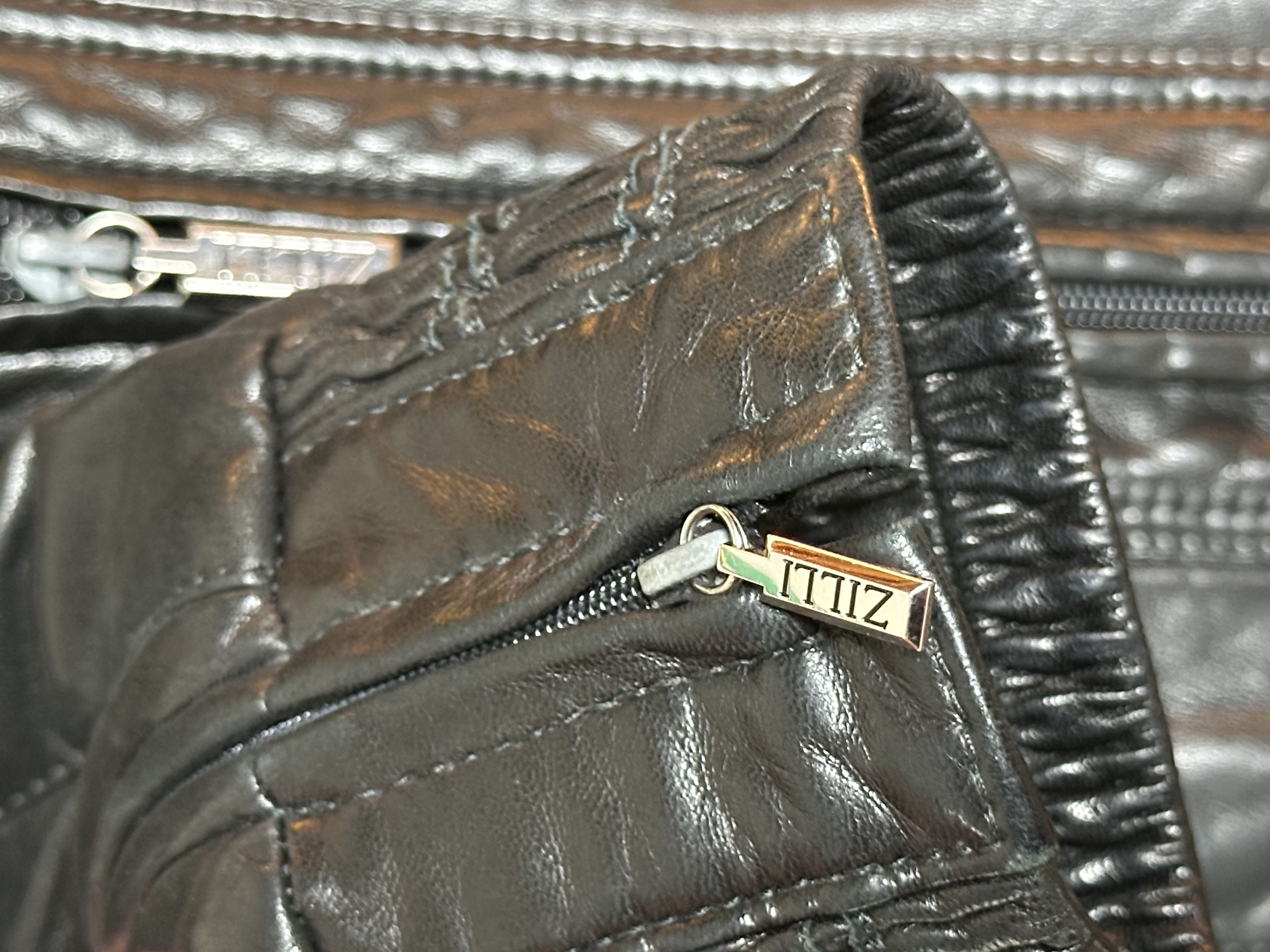 Zilli Zilli Lambskin Hood Jacket, detail view 8