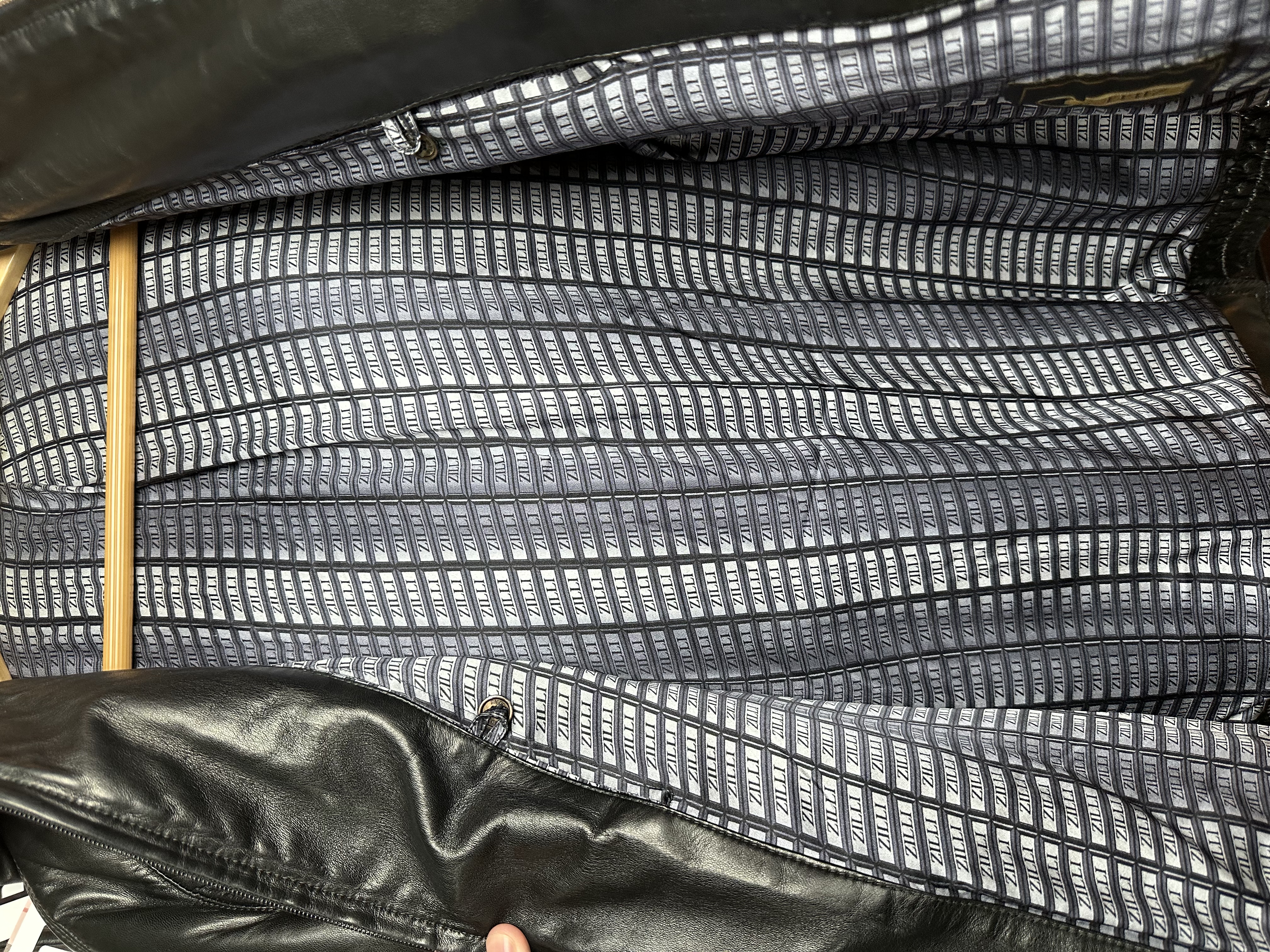 Zilli Zilli Lambskin Hood Jacket, detail view 10