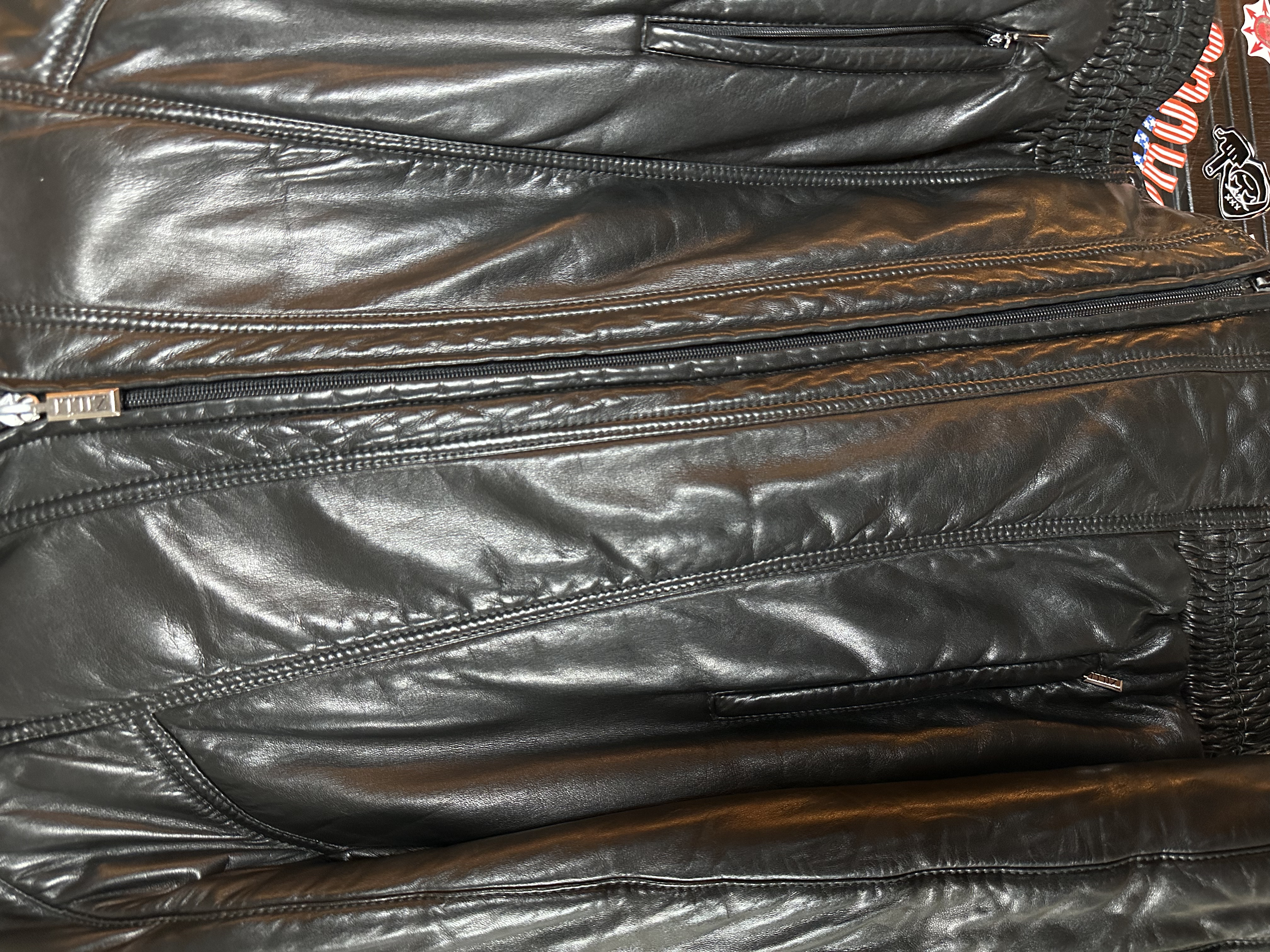 Zilli Zilli Lambskin Hood Jacket, detail view 7