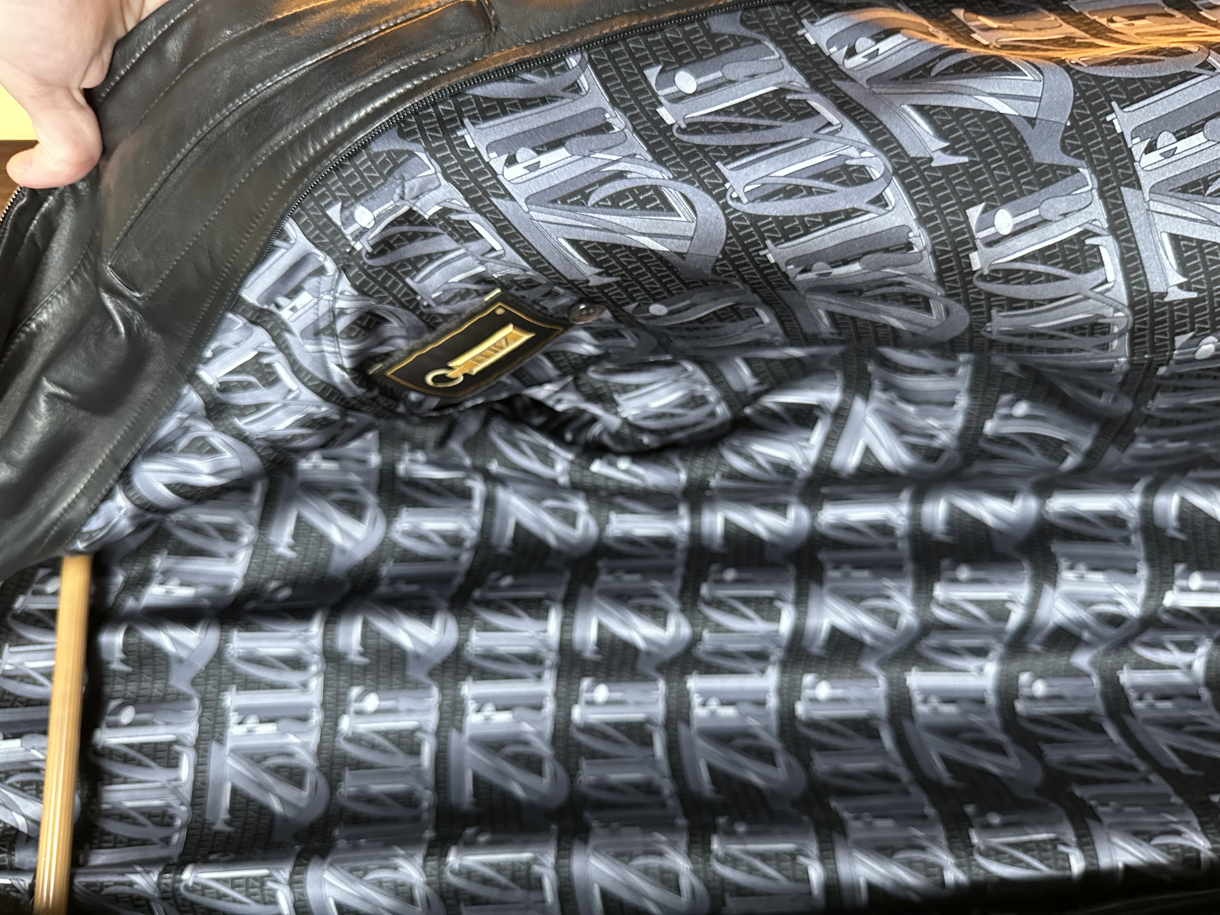 ZILLI Zilli "Mertopolis" Porosus Coat, detail view 6