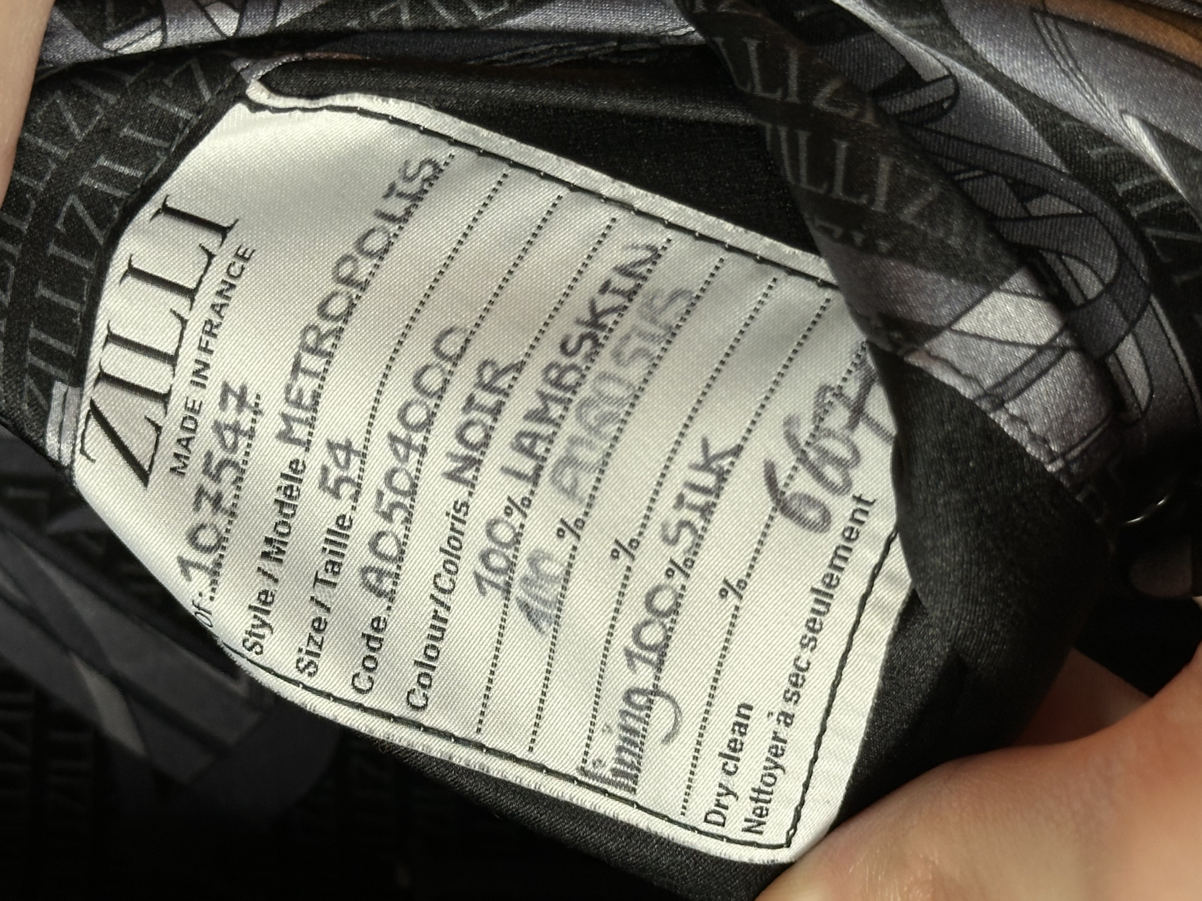 ZILLI Zilli "Mertopolis" Porosus Coat, detail view 10