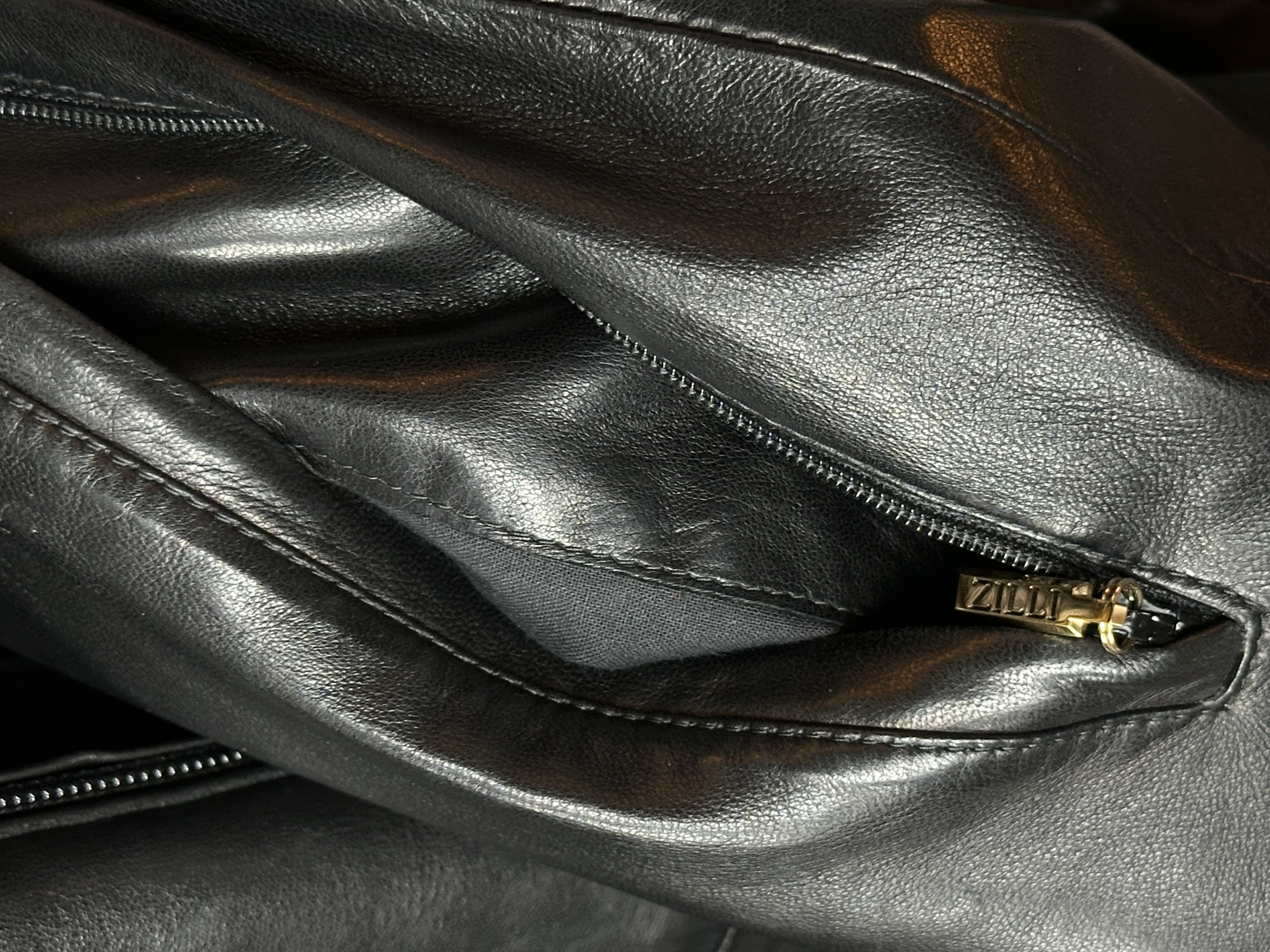 ZILLI Zilli "Mertopolis" Porosus Coat, detail view 12