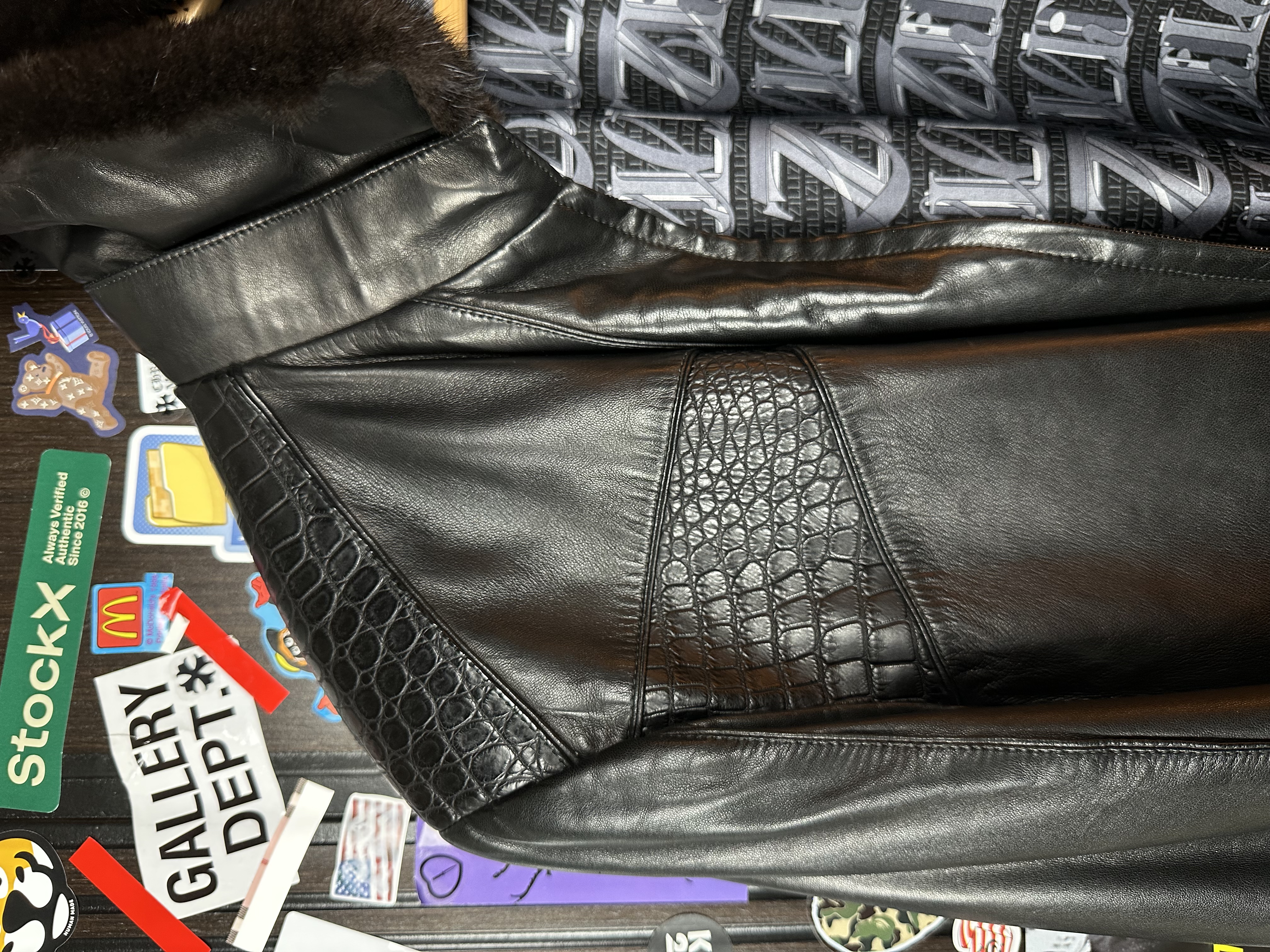 ZILLI Zilli "Mertopolis" Porosus Coat, detail view 7