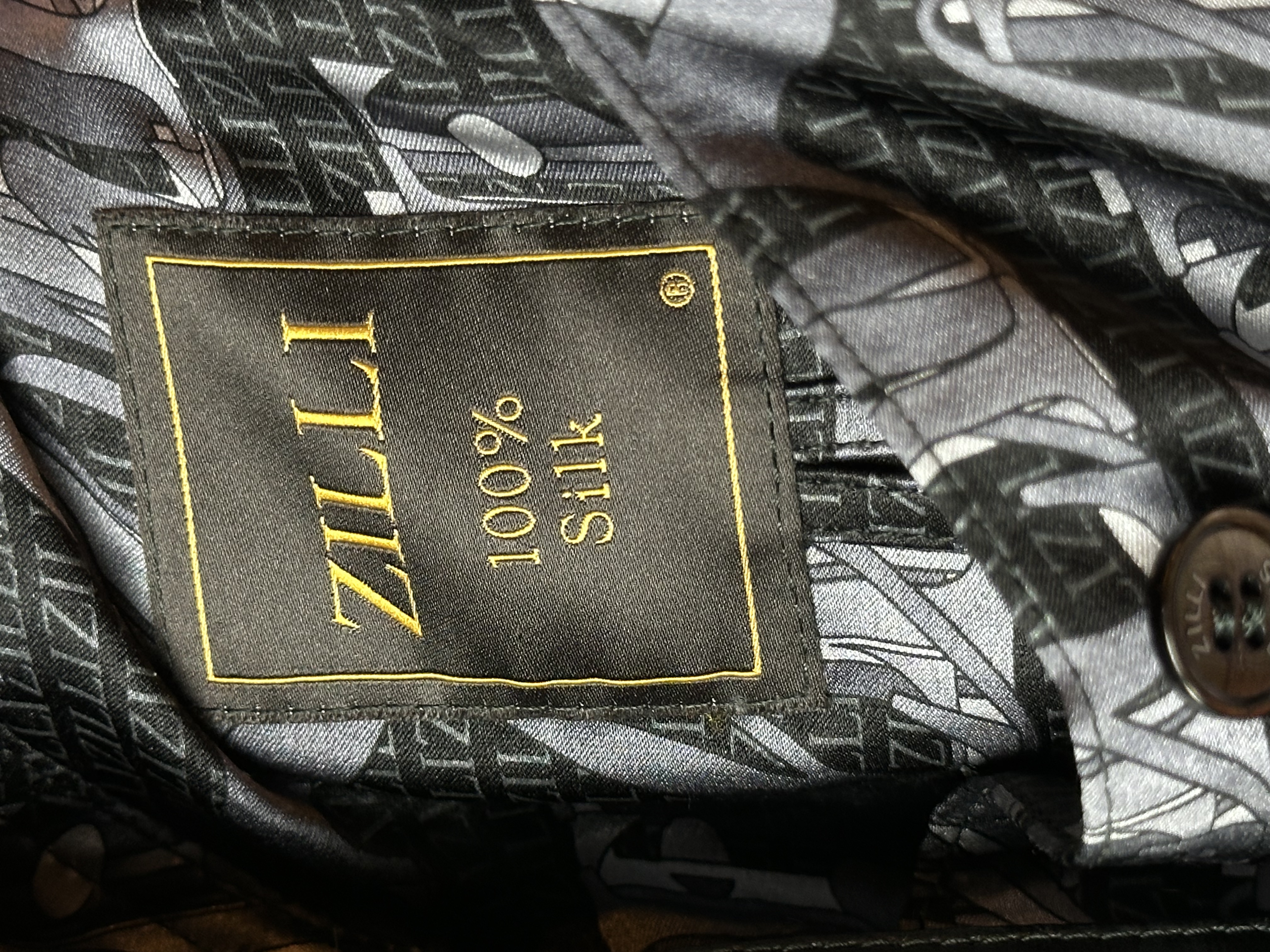 ZILLI Zilli "Mertopolis" Porosus Coat, detail view 11