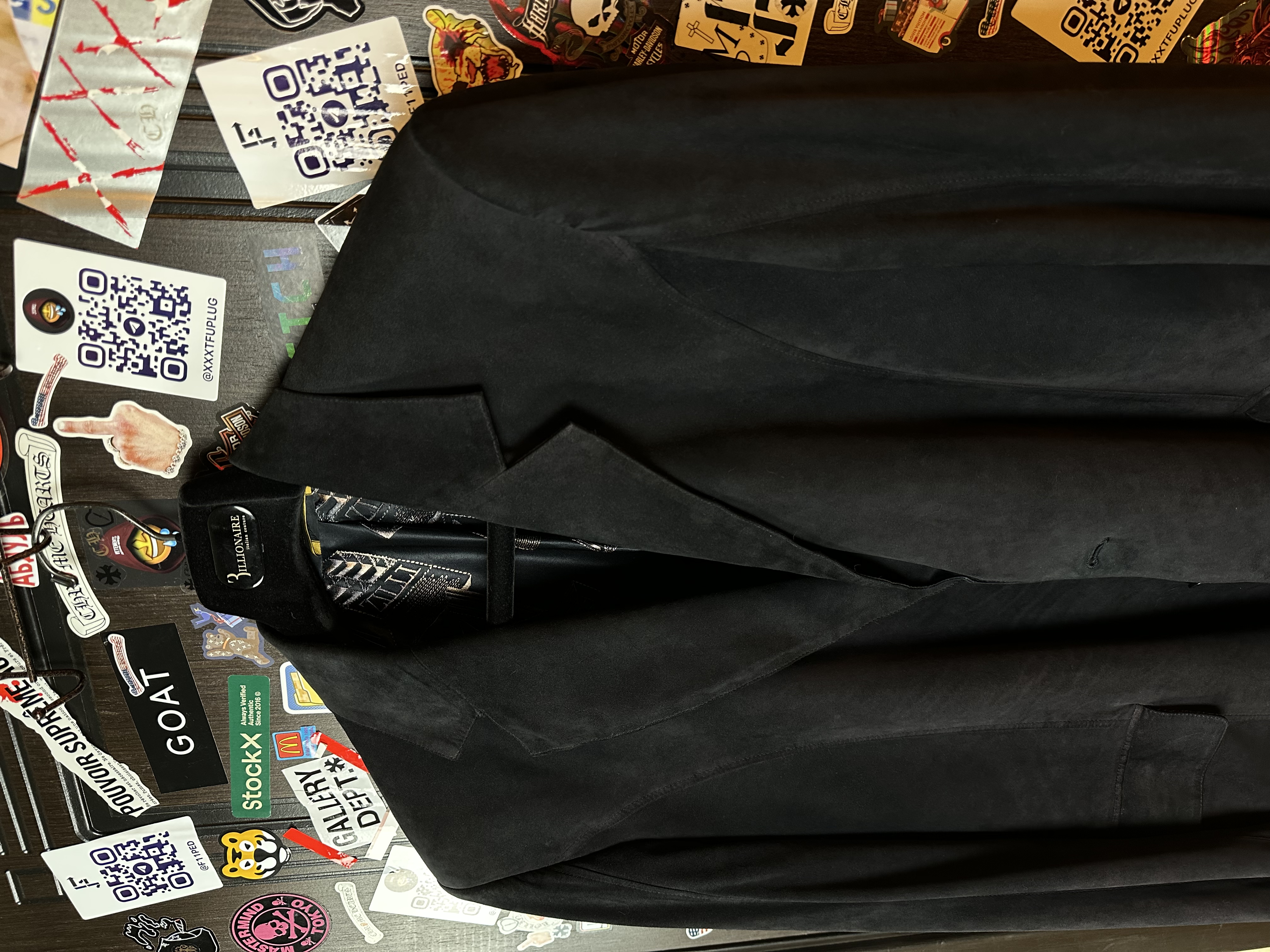 Zilli Zilli Suede Blazer, detail view 3