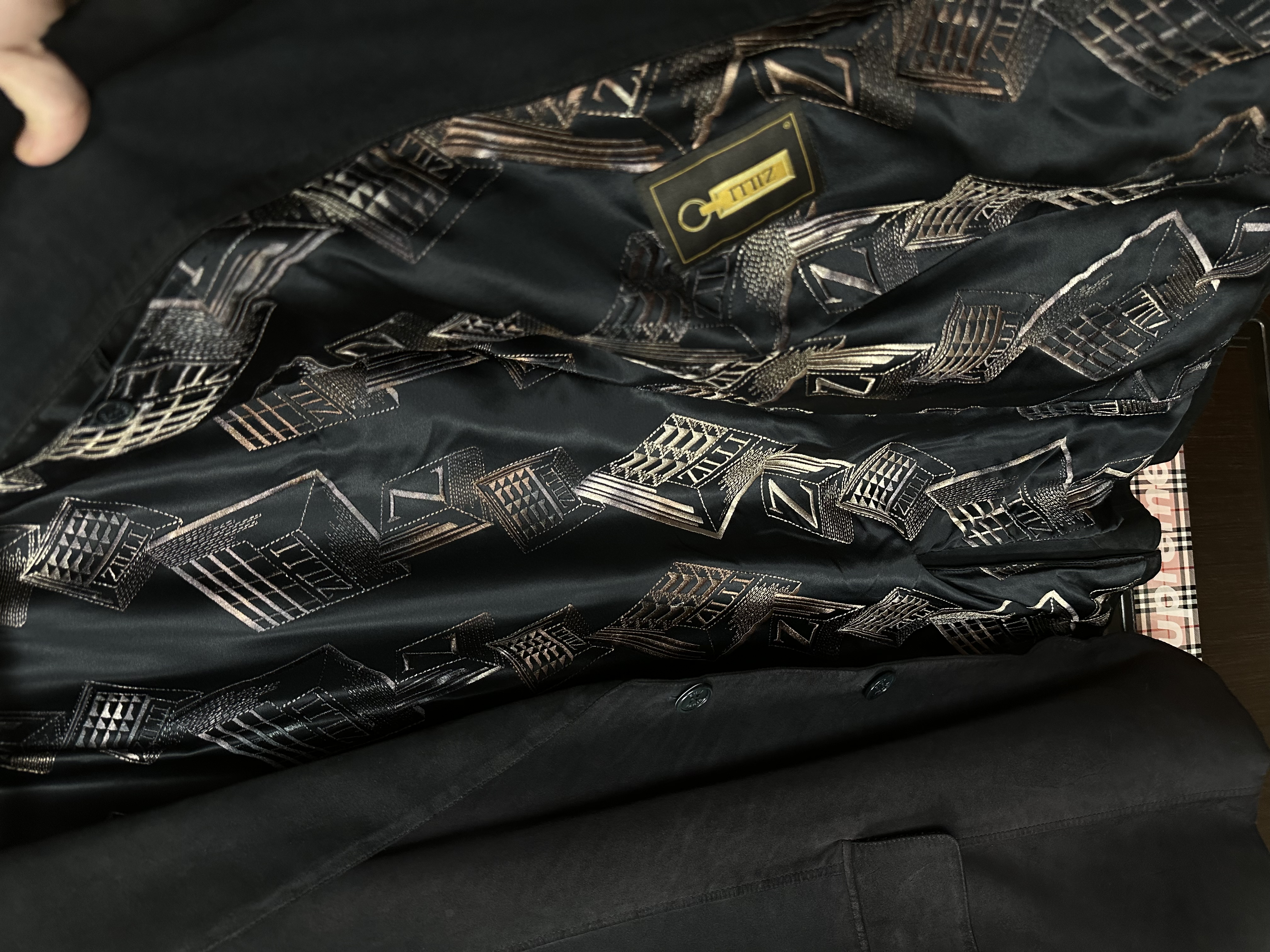 Zilli Zilli Suede Blazer, detail view 5